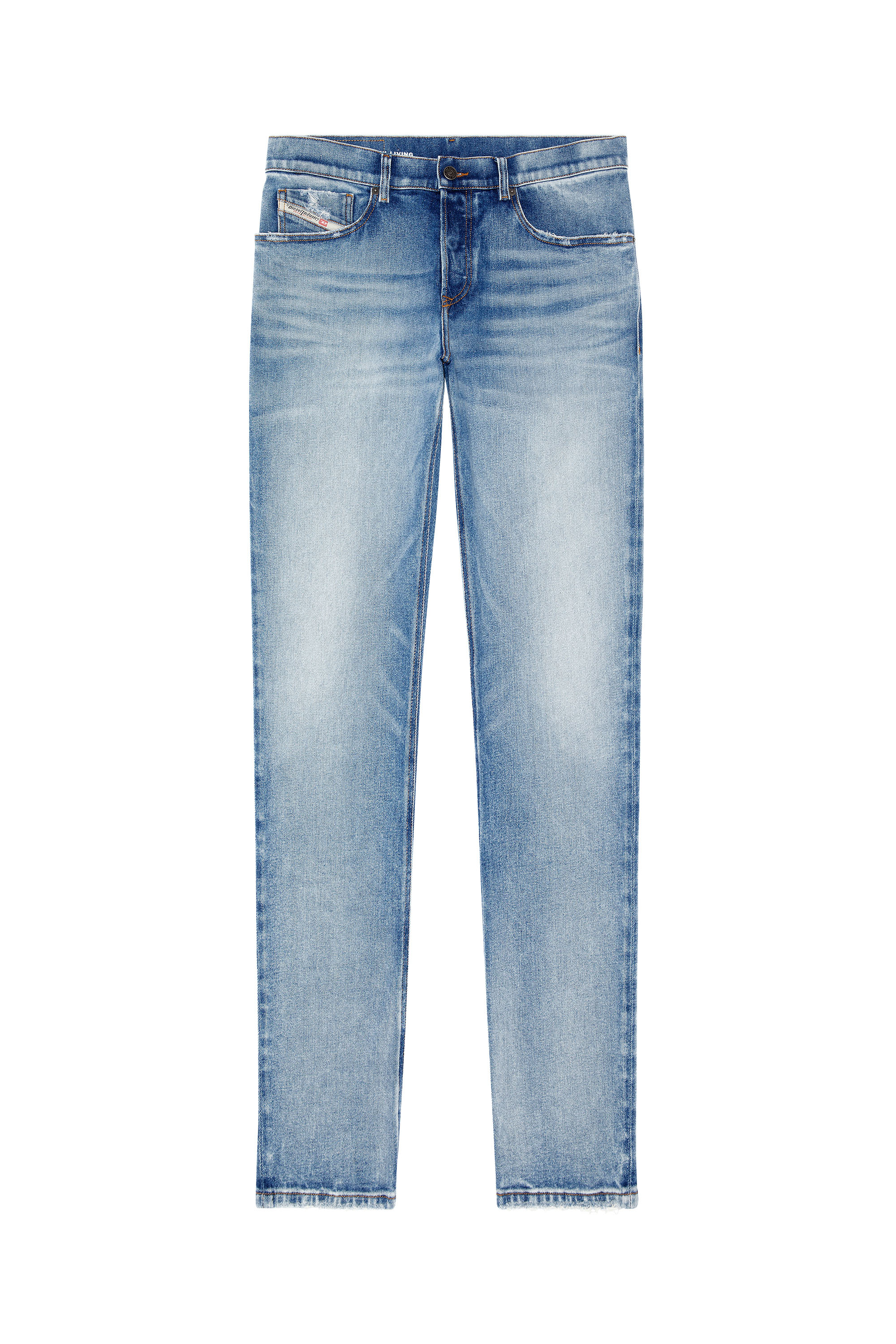 Diesel - Tapered Jeans 2023 D-Finitive 09G24, Light Blue - Image 5
