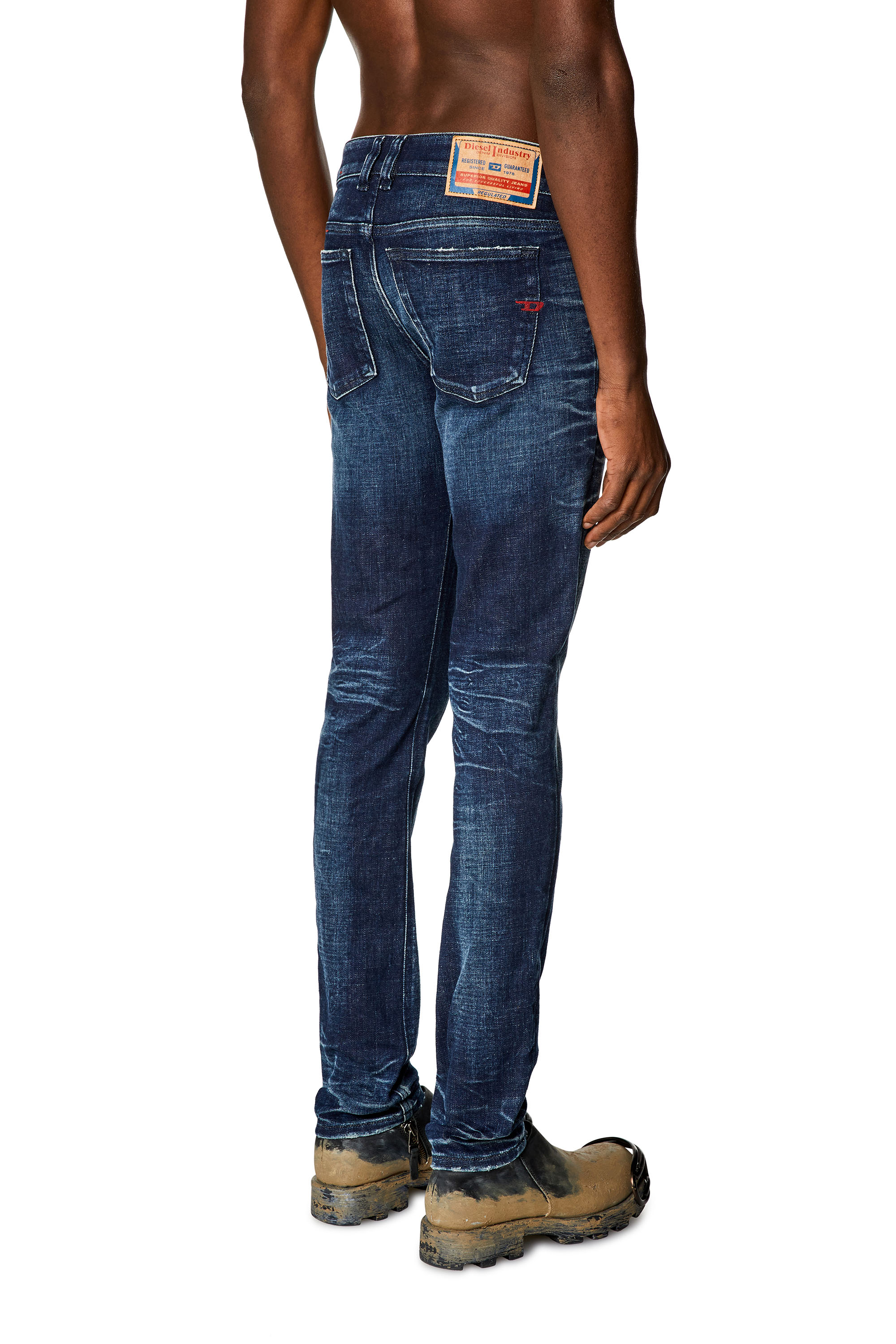 Diesel - Skinny Jeans 1979 Sleenker 09G34, Dark Blue - Image 3