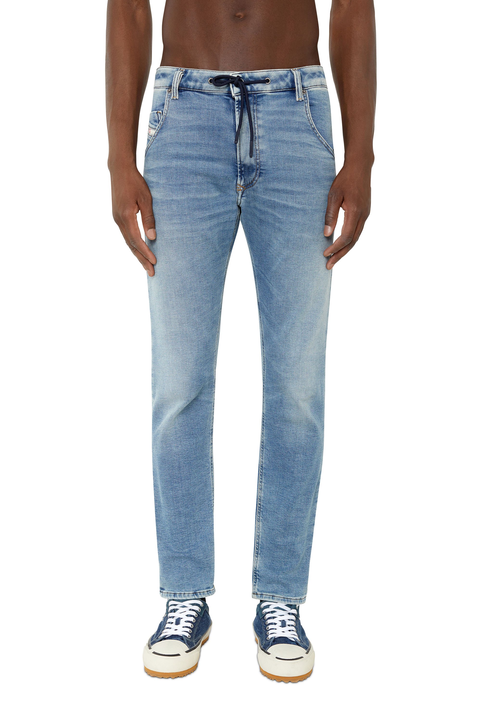 Diesel - Krooley JoggJeans® 068BA Tapered, Medium blue - Image 1