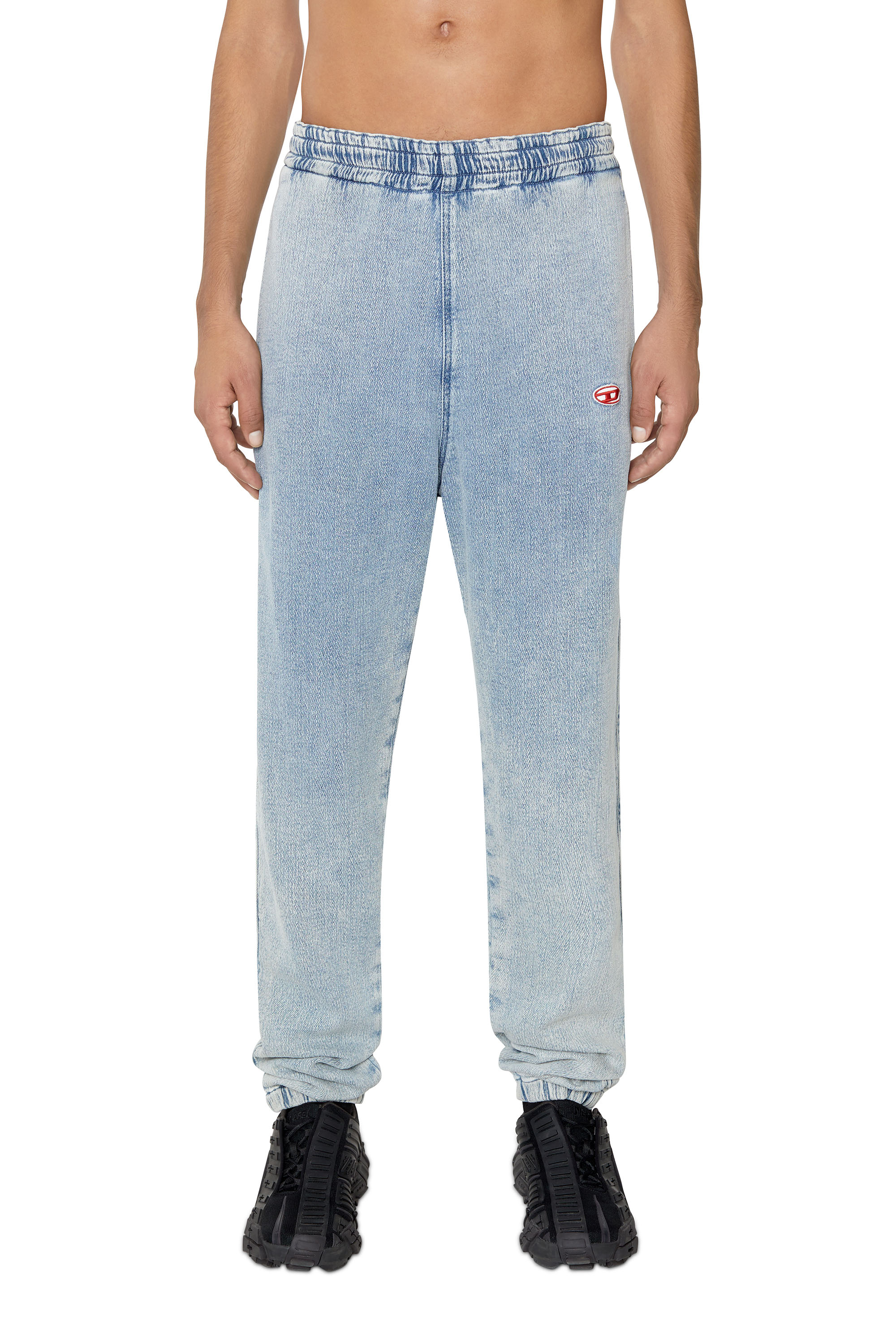 Diesel - Tapered D-Lab Track Denim 09D01, Light Blue - Image 1