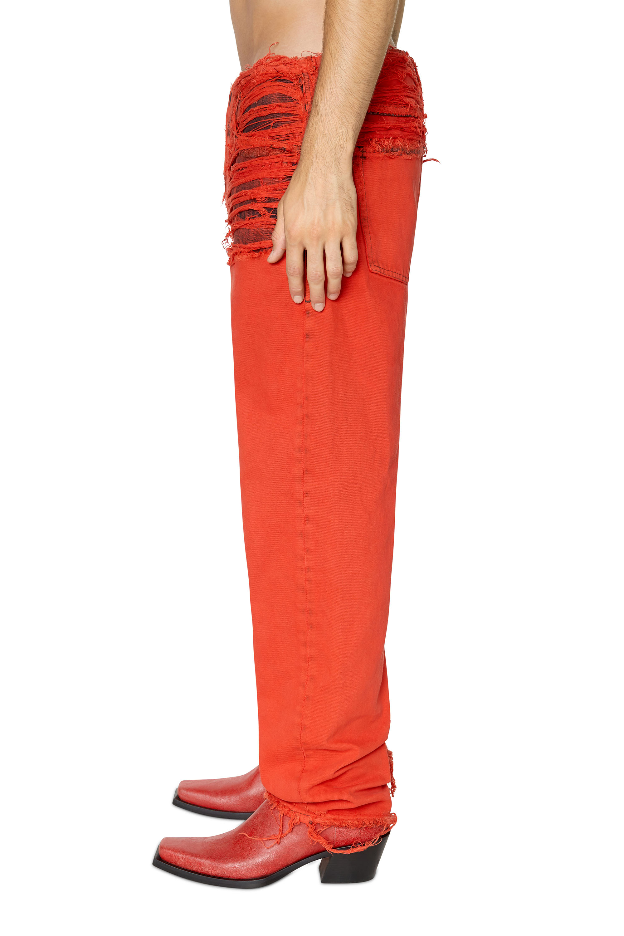 Diesel - 2010 D-Macs 007P1 Straight Jeans, Red - Image 4