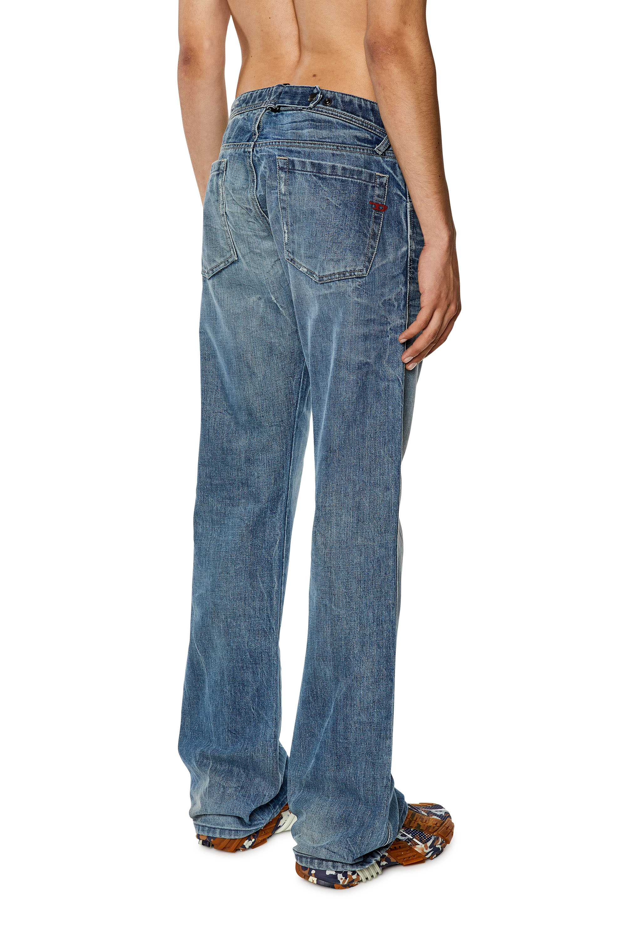 Diesel - D-Backler 09I01 Bootcut Jeans, Medium blue - Image 4