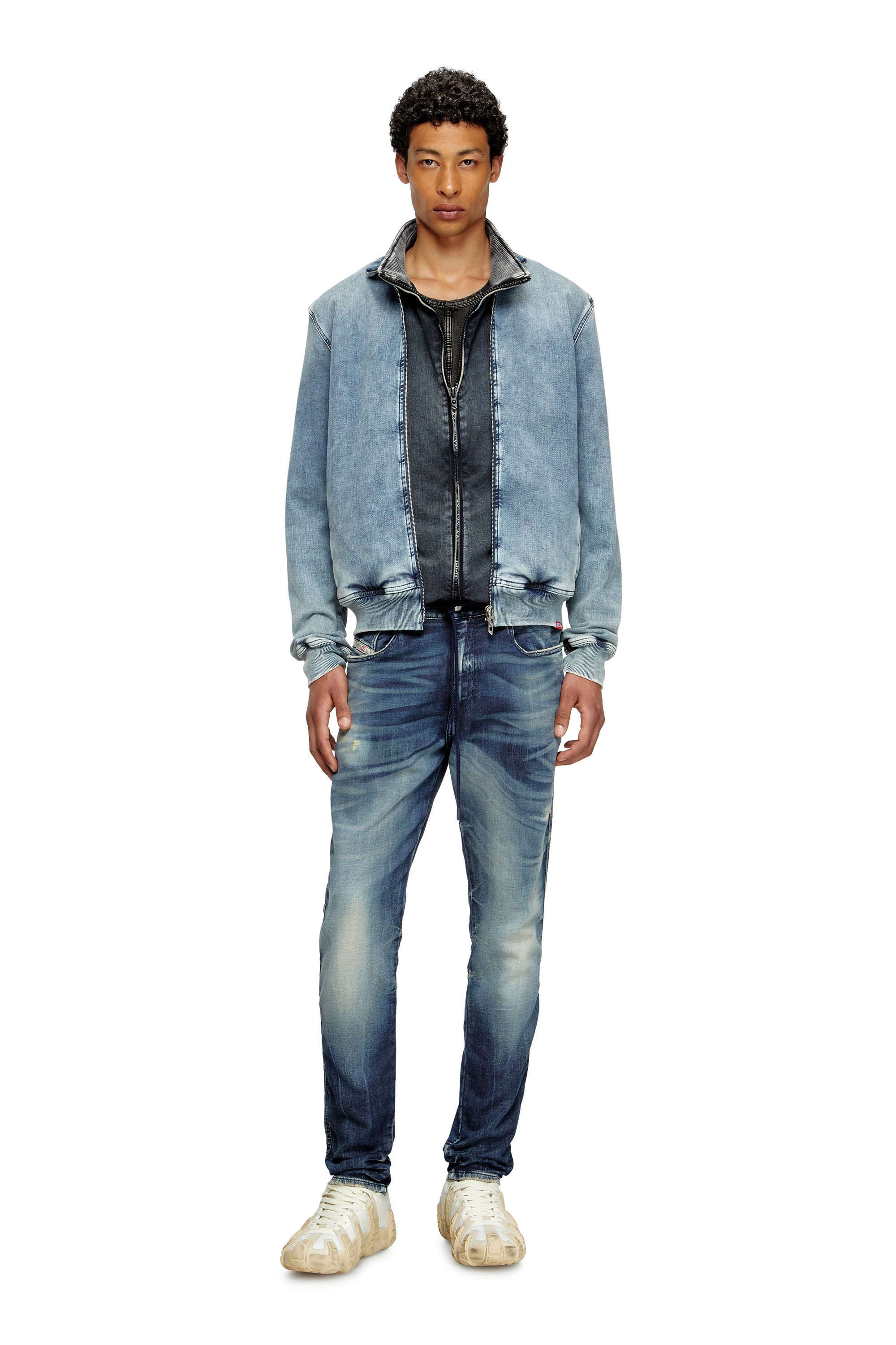 Diesel - Man's Slim 2062 D-Strukt Joggjeans® 068RZ, Dark Blue - 2