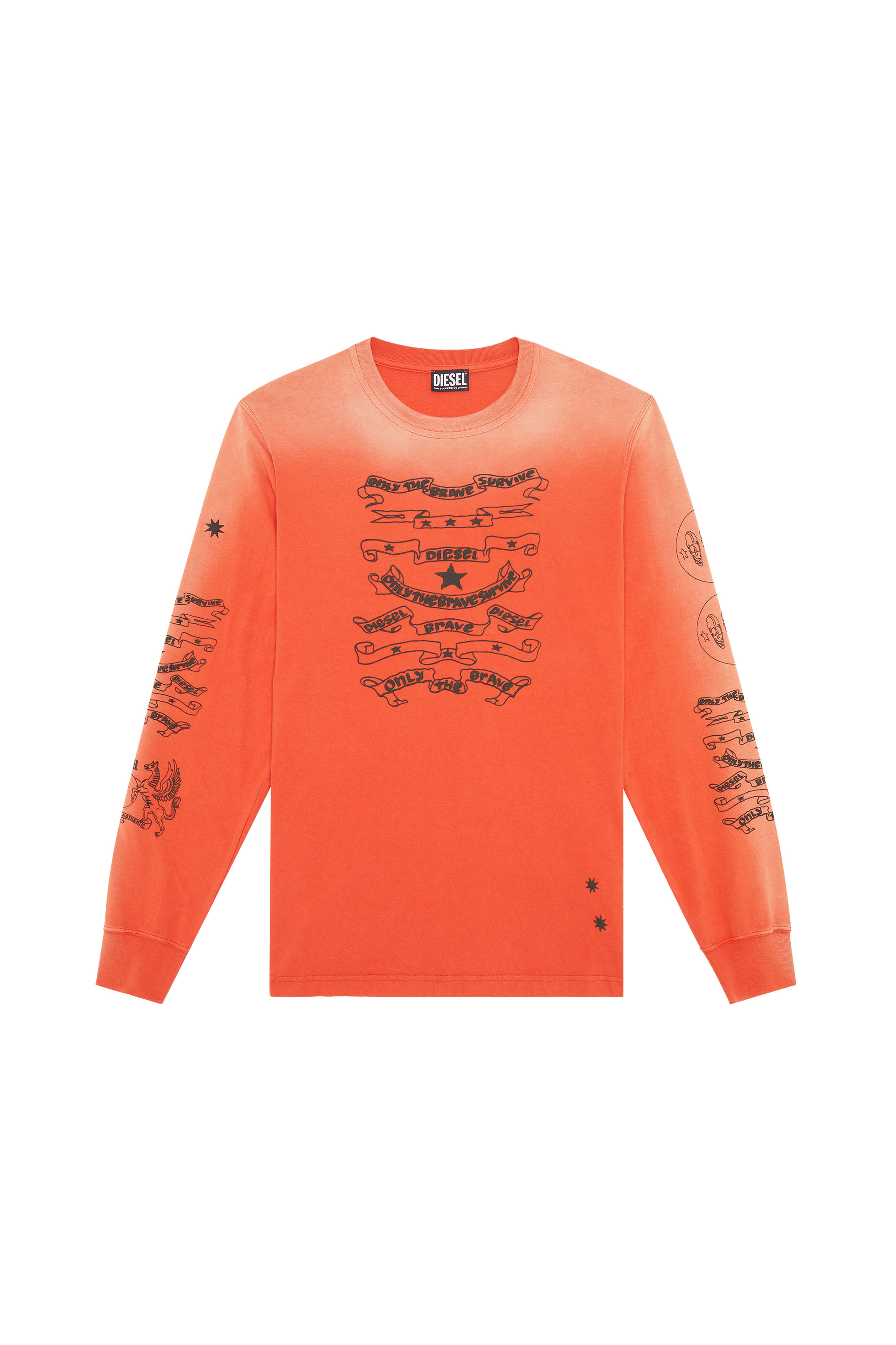 Diesel - T-JUST-LS-E3, Orange - Image 3