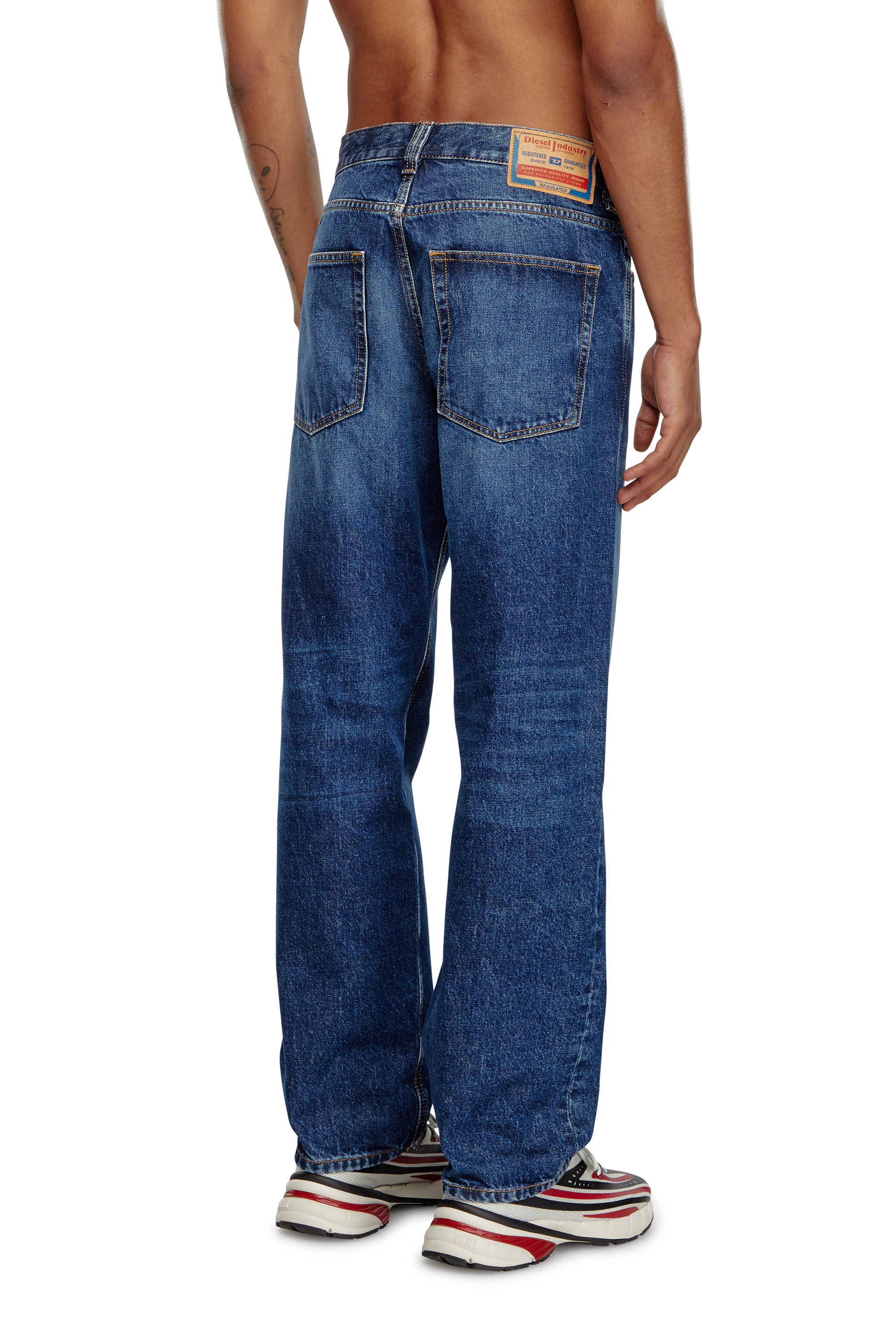 Diesel - Man Straight Jeans 2010 D-Macs 09I27, Dark Blue - Image 3