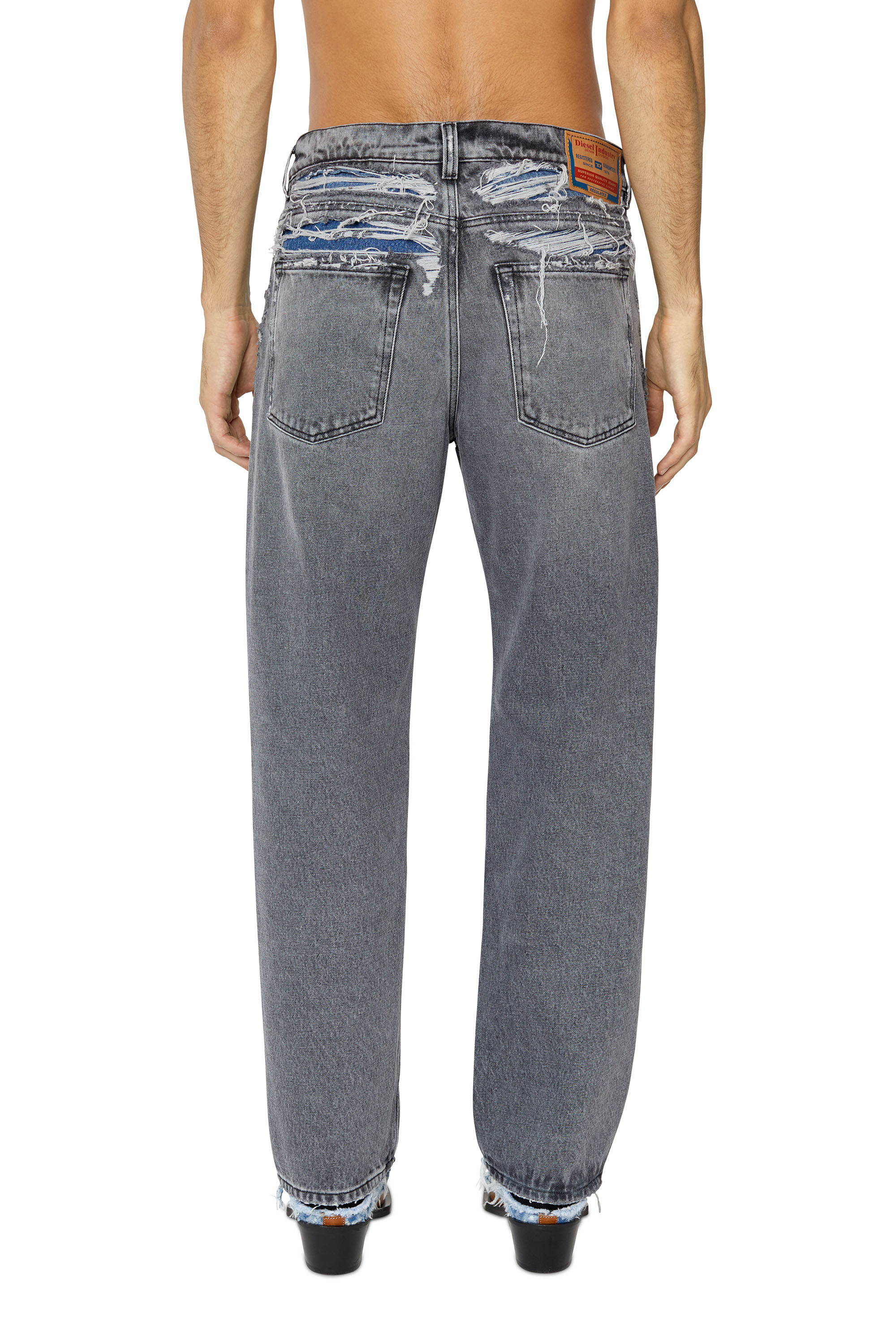 Diesel - 2010 D-Macs 007J4 Straight Jeans, Black/Dark grey - Image 2