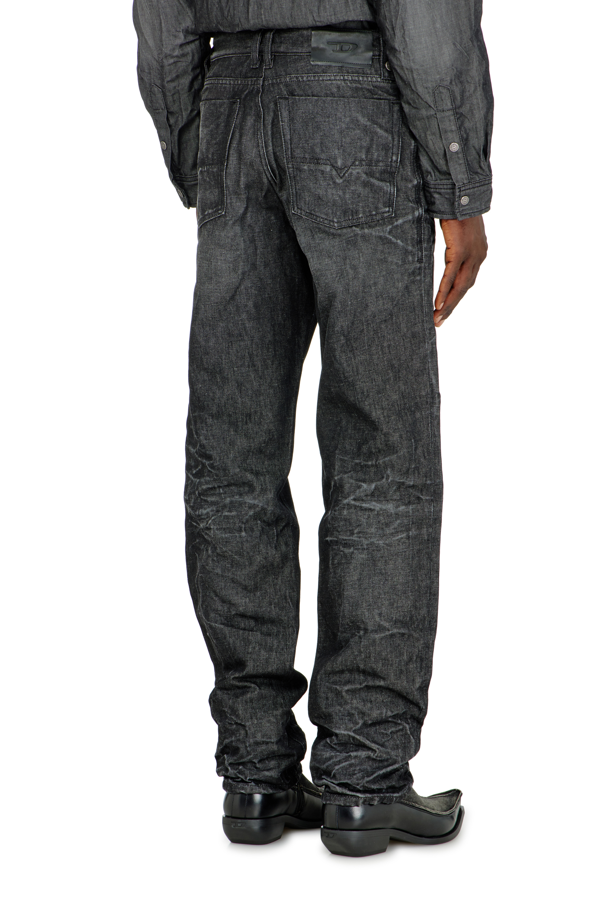 Diesel - Man's Regular Jeans 1991 D-Voeed 09R39, Black/Dark grey - 5