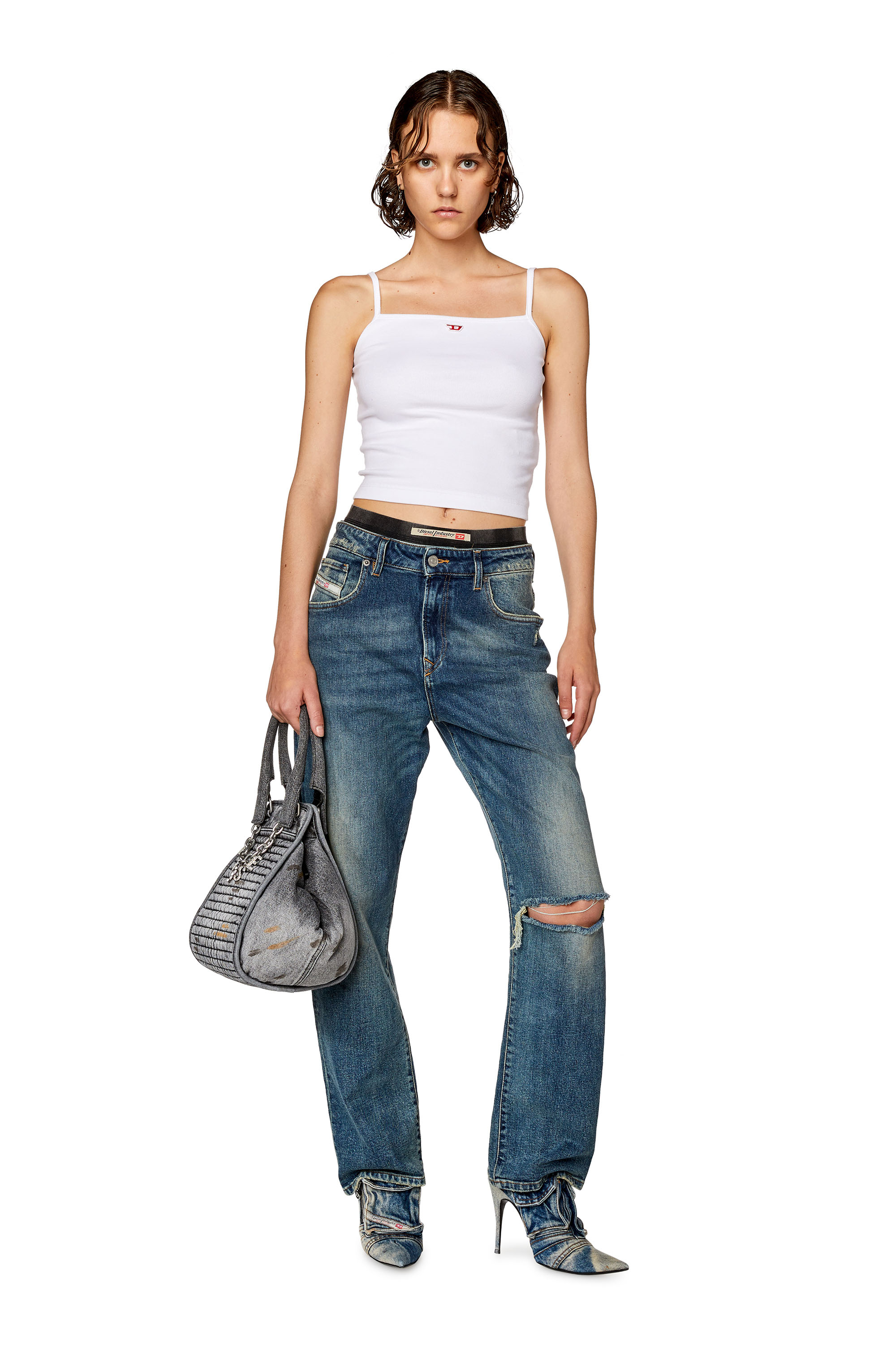 Diesel - Straight Jeans 1999 D-Reggy 007M5, Dark Blue - Image 2