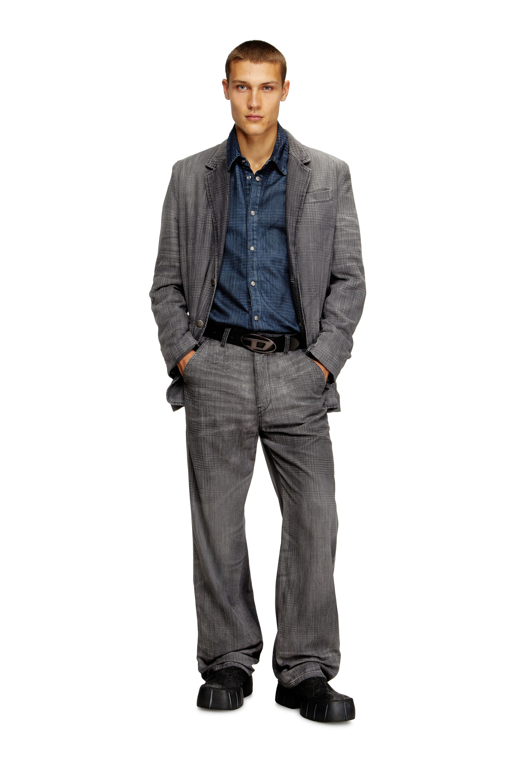 Diesel - Unisex's Regular Jeans D-Phant-chino 068UJ, Grey - 2