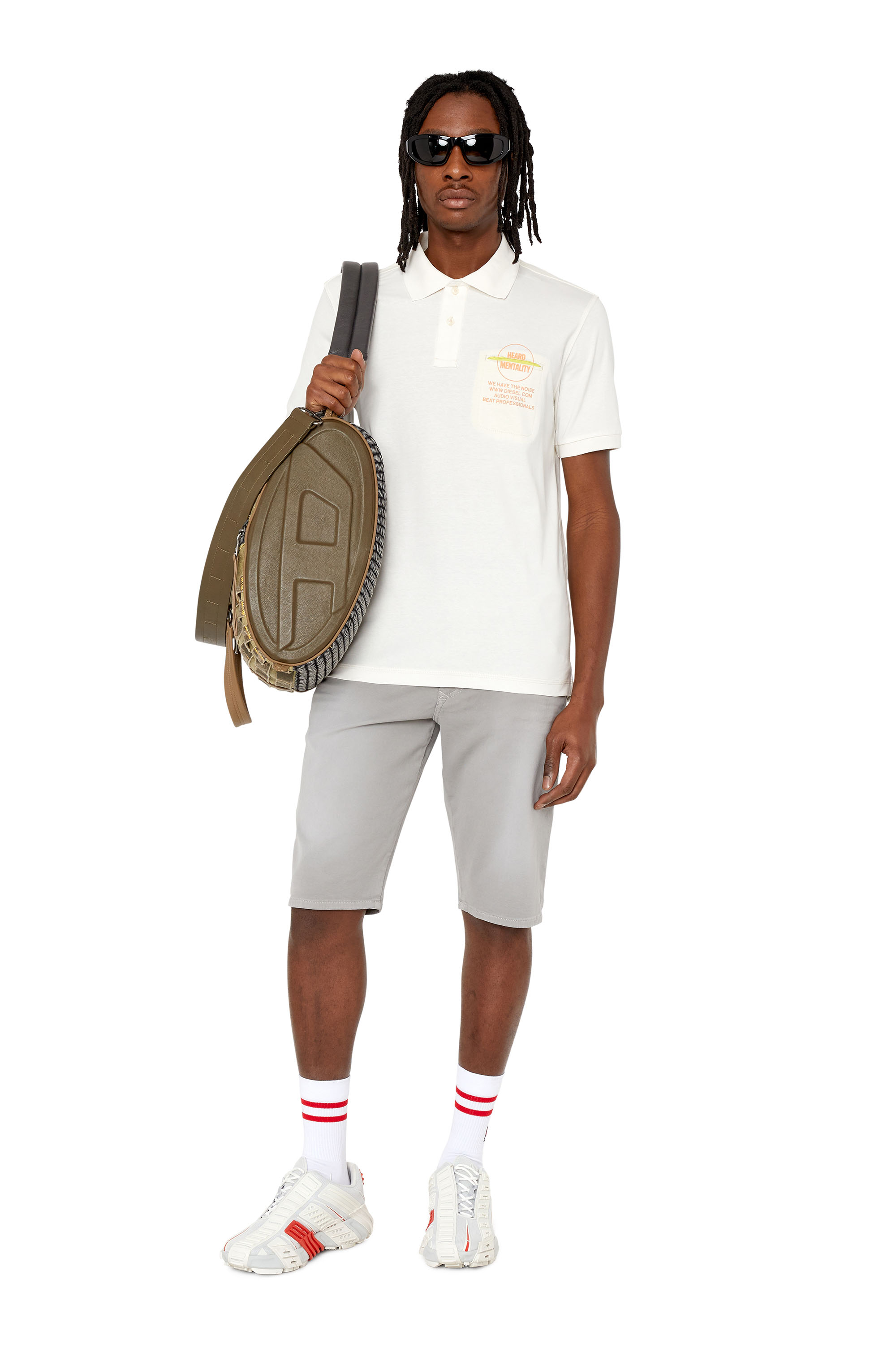 Diesel - T-SPOUCH, White - Image 2