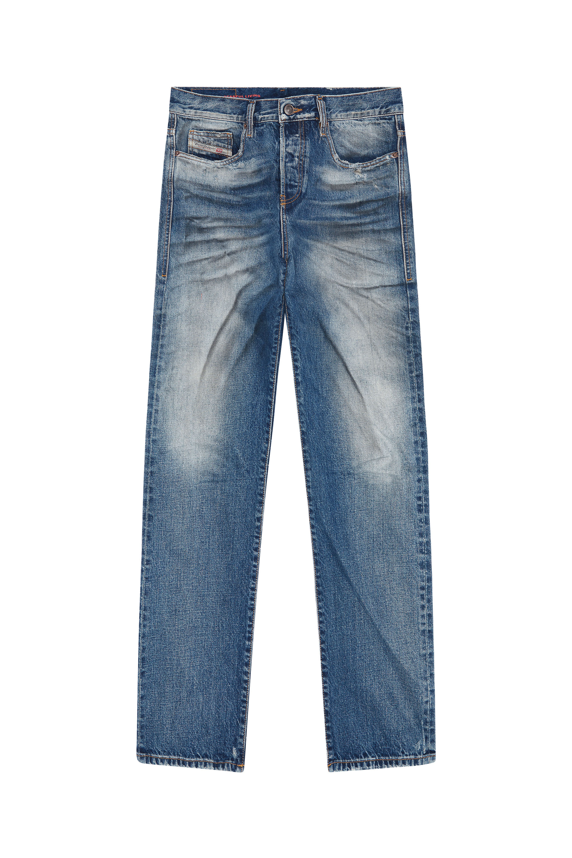 Diesel - 2020 D-Viker 007D1 Straight Jeans, Medium blue - Image 6