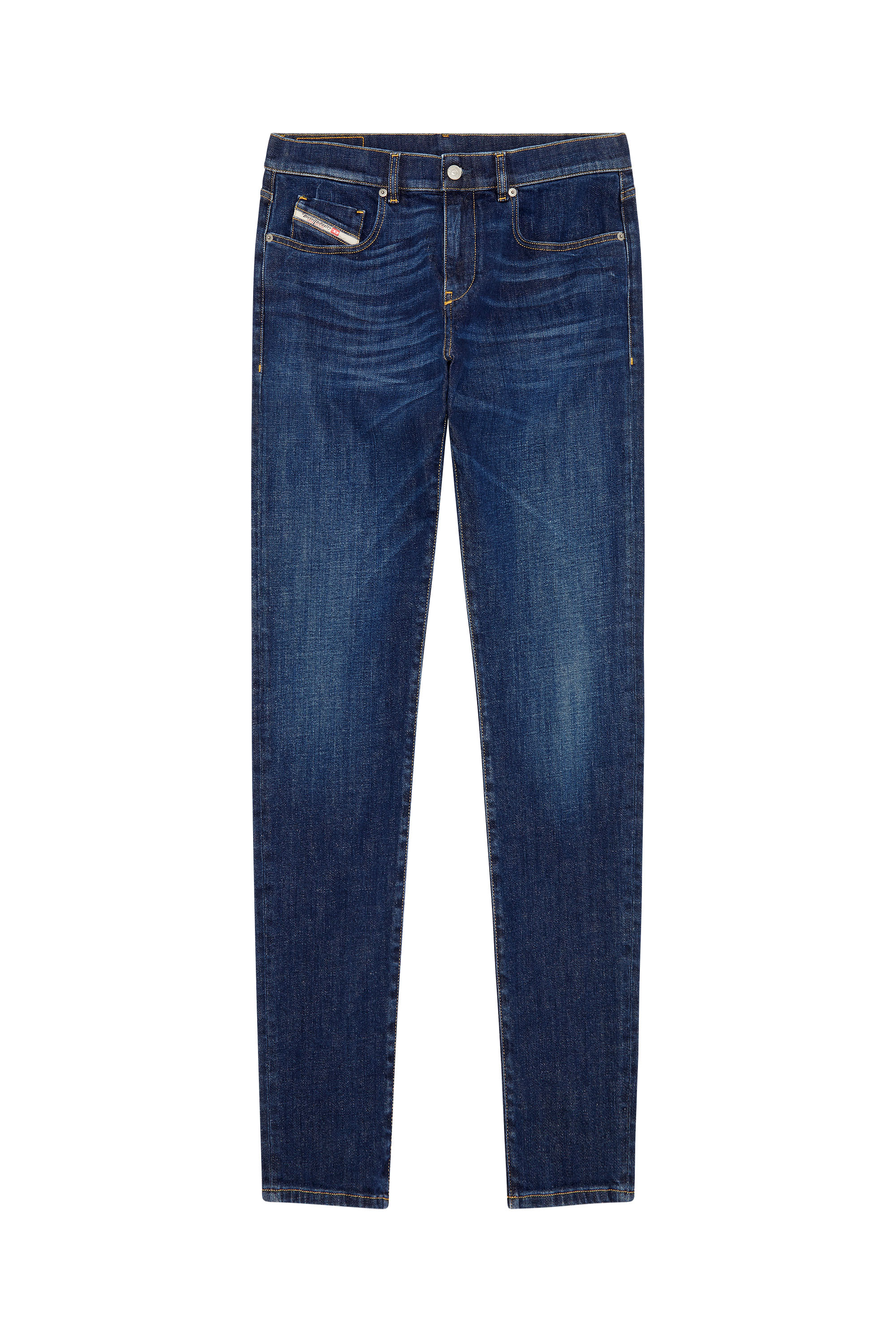2019 D-Strukt 09B90 Slim Jeans, Dark Blue