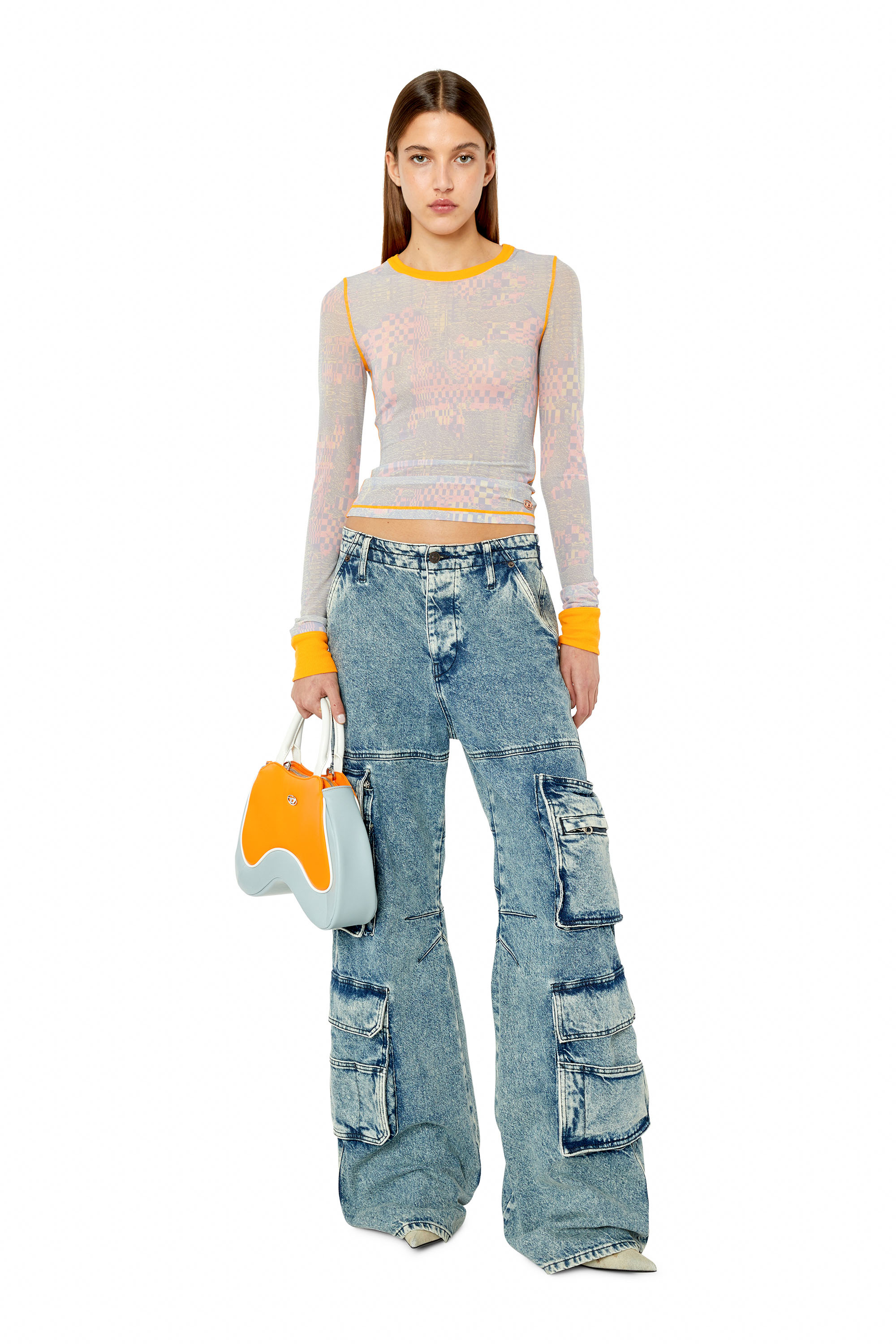 Diesel - T-SIEL, Blue/Pink - Image 2