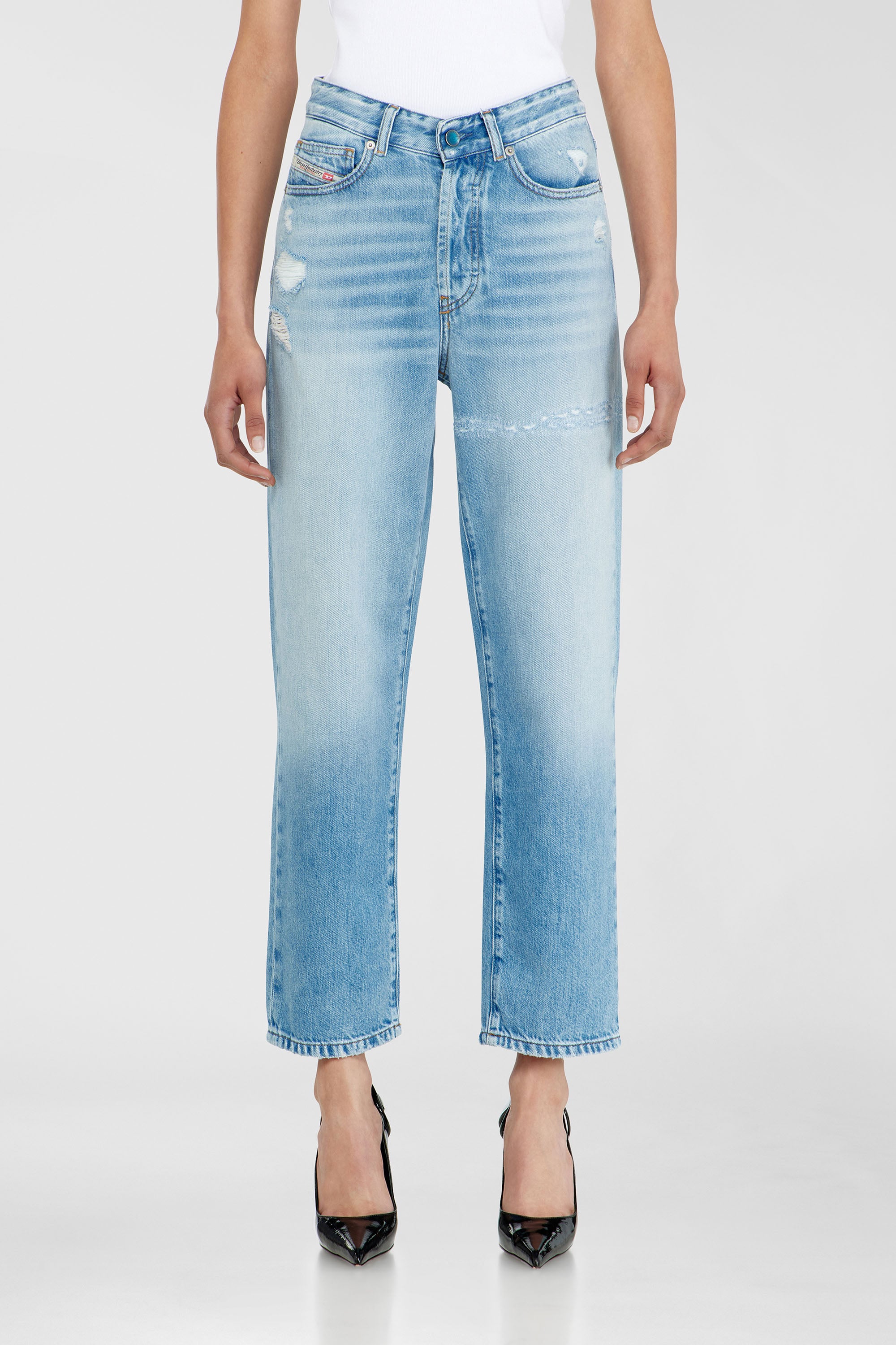 Diesel - Woman's Regular Jeans 1981 D-Went 09P49, Light Blue - 4