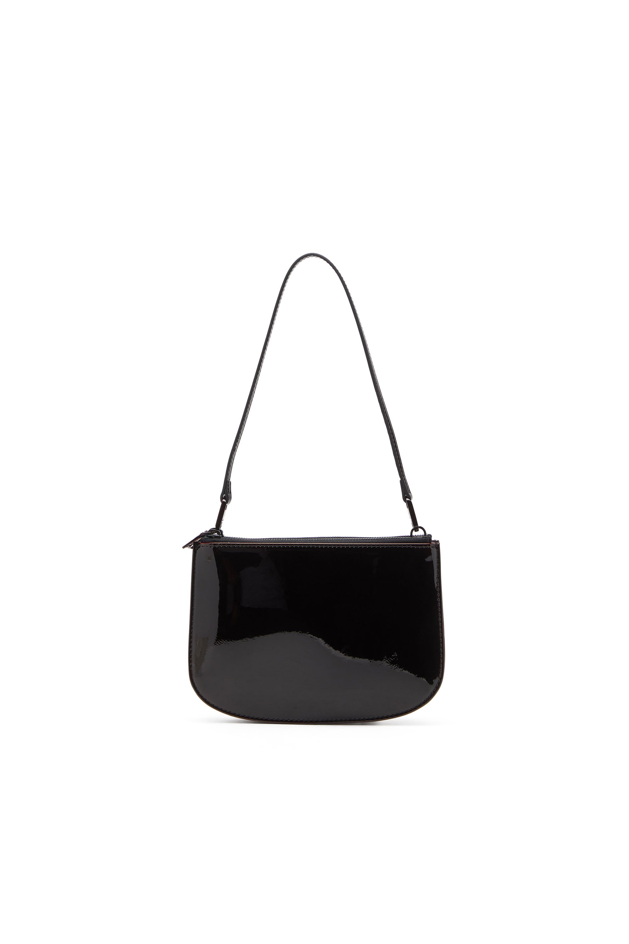 Diesel - 1DR TWIN, Woman's 1DR Twin-Double-pouch shoulder bag in liquid PU in Burgundy - 2