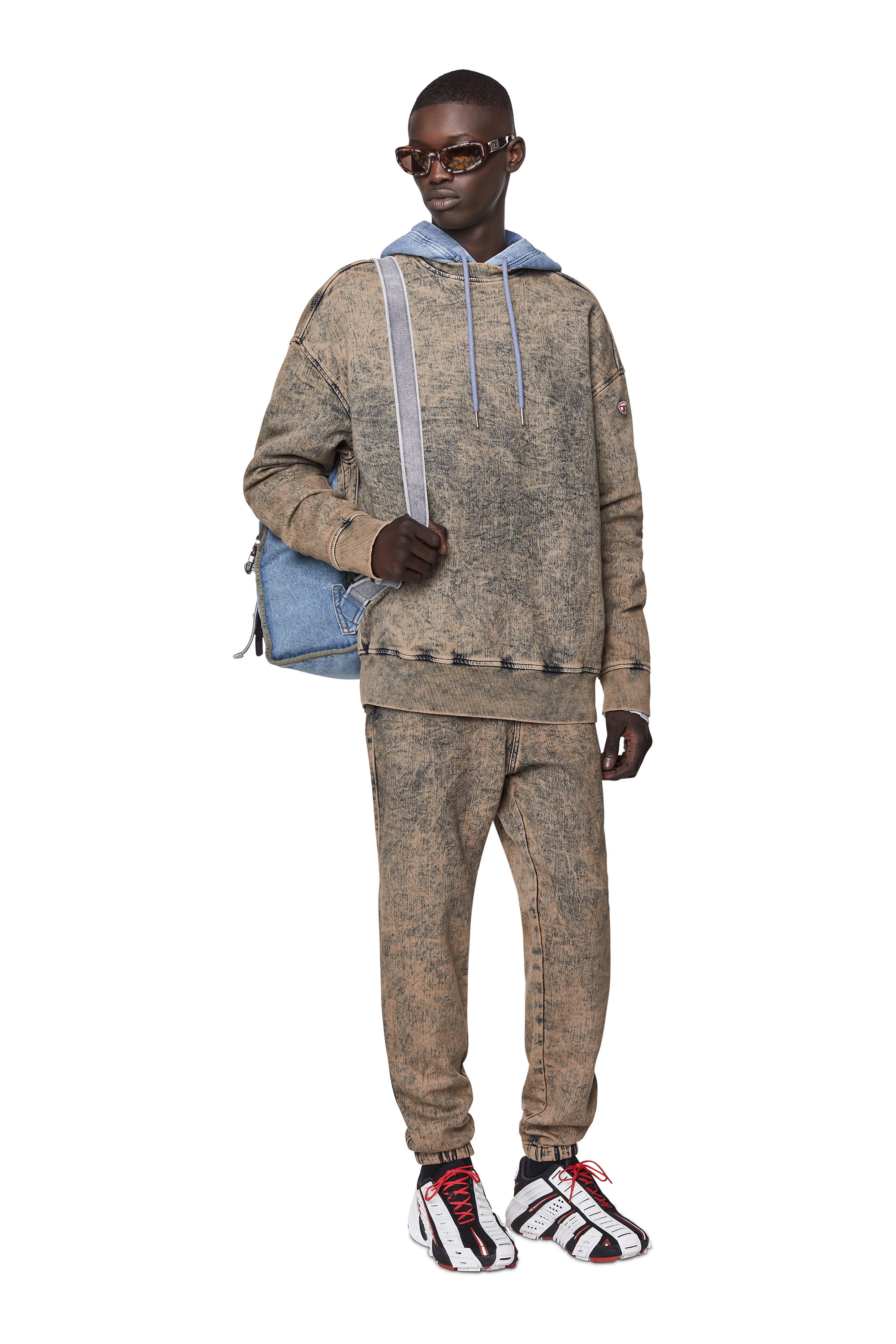 D-Lab Track Denim 09D16 Tapered, Pink Diesel - D-Lab Track Denim 09D16 Tapered, Pink - Image 1