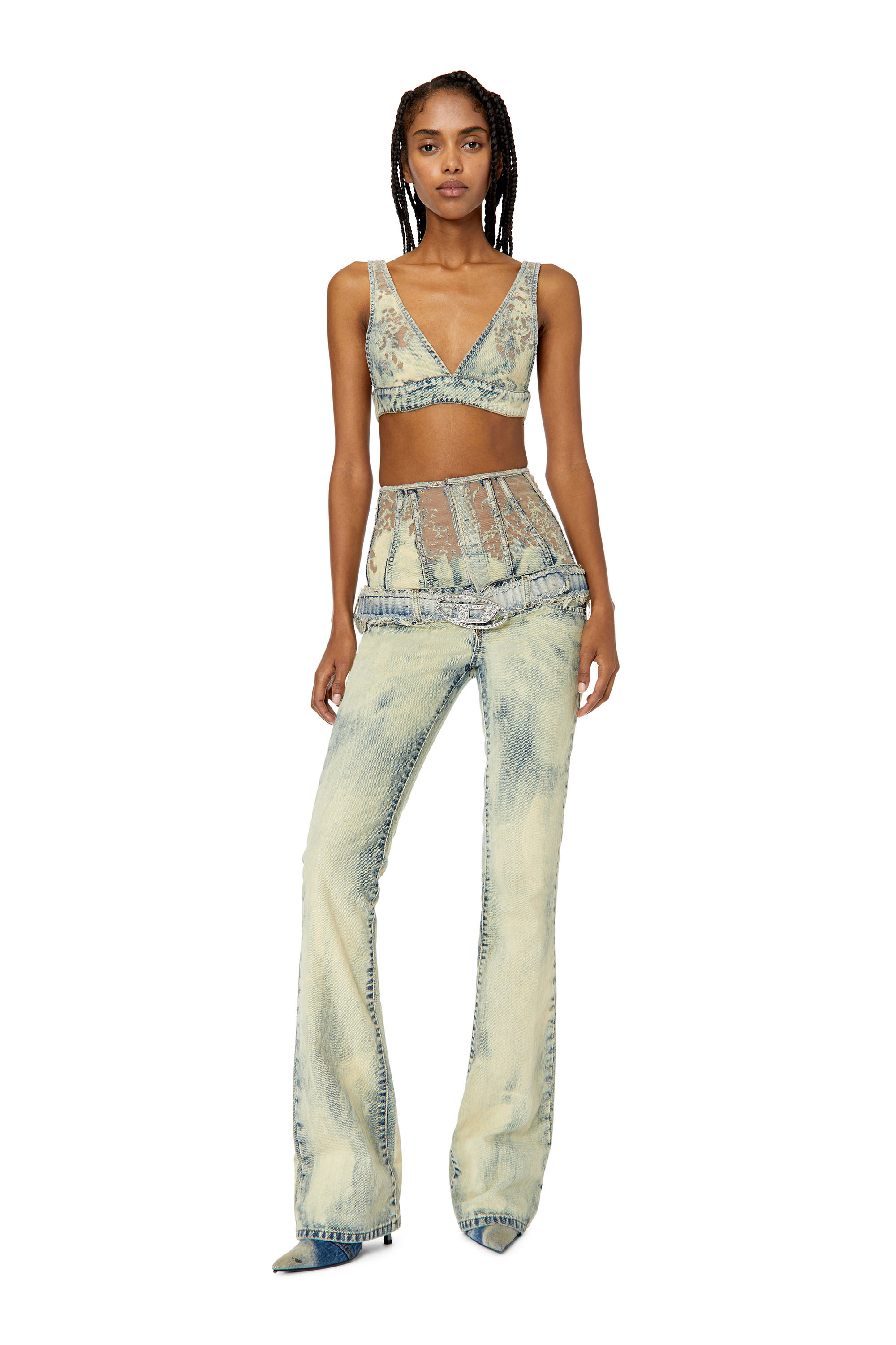 Bootcut and Flare Jeans 1969 D-Ebbey 068GP