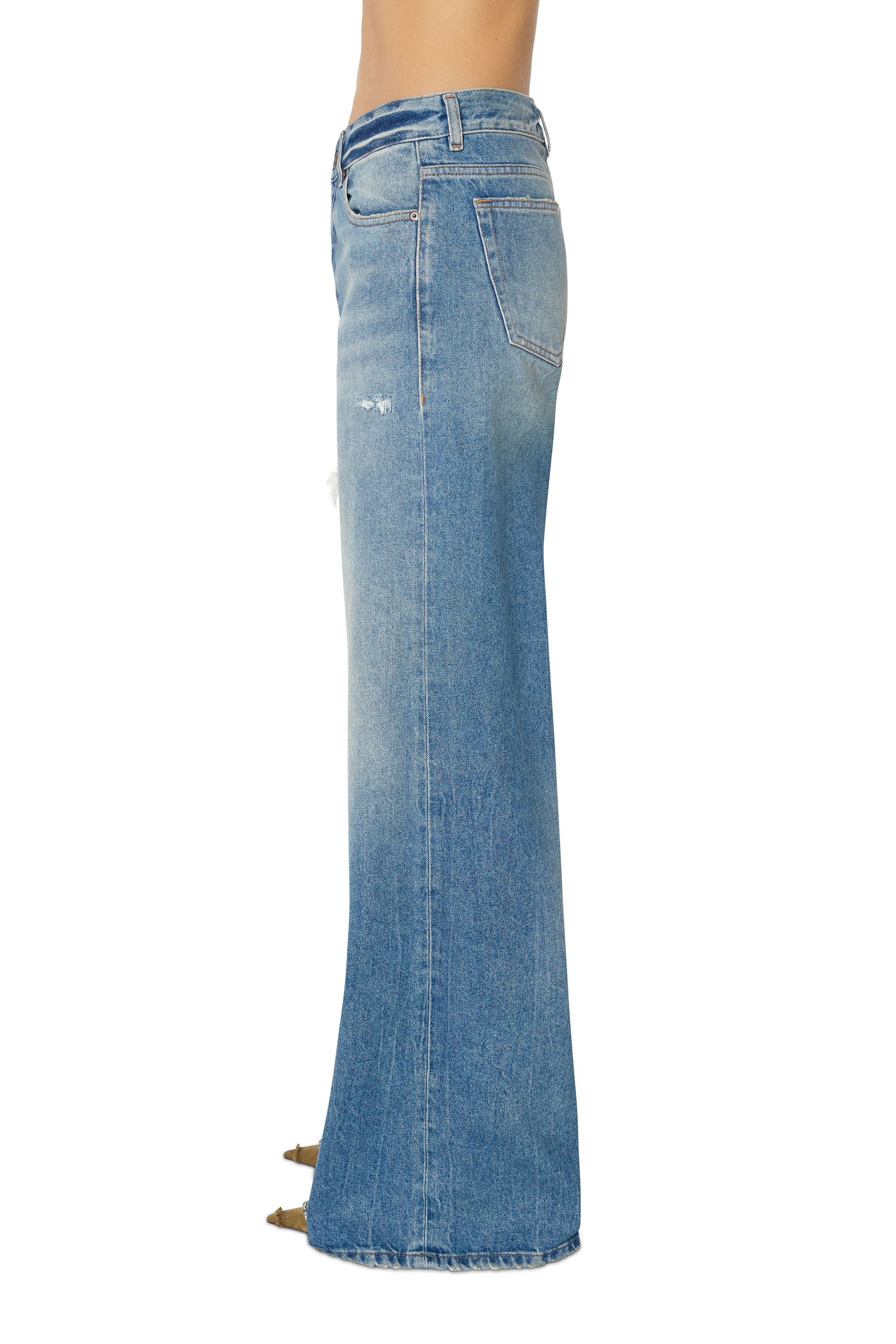 Diesel - 1978 D-Akemi 09D97 Bootcut and Flare Jeans, Light Blue - Image 5