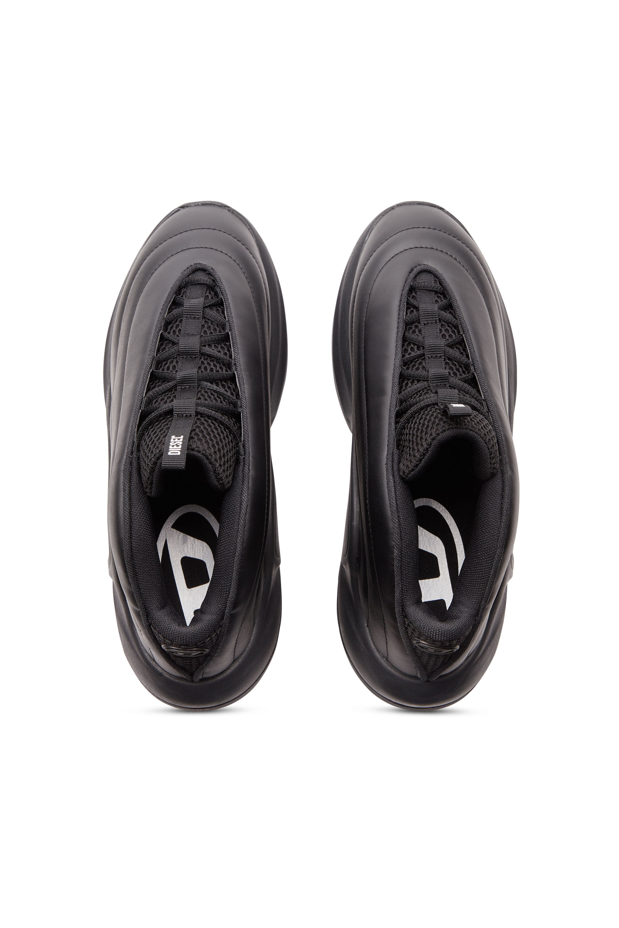 S-D-RUNNER X, Black Diesel - S-D-RUNNER X, Unisex's S-D-Runner X-Slip-on sneakers with matte Oval D instep in Black - 4