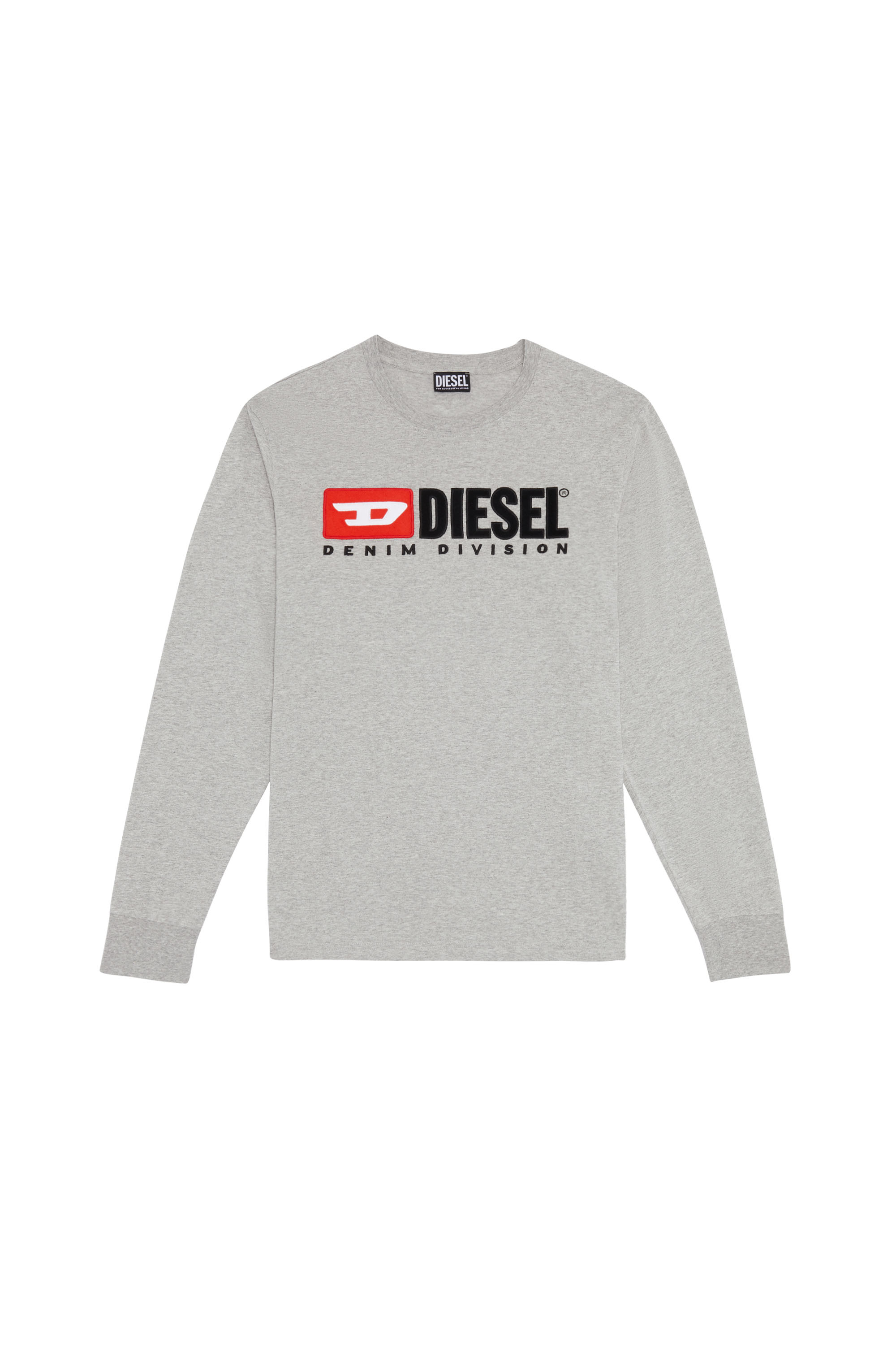 Diesel - T-JUST-LS-DIV, Grey - Image 3