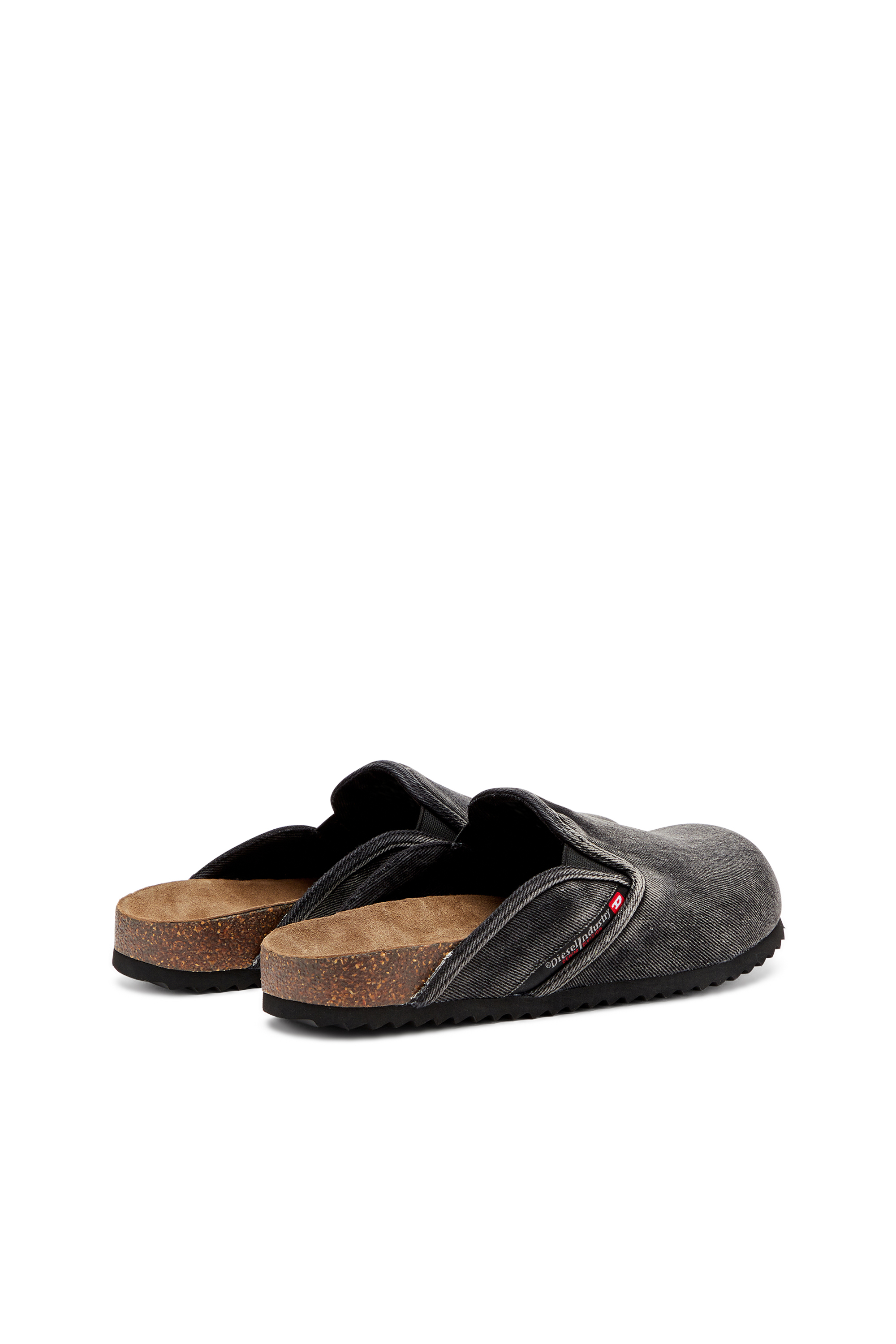 Diesel - D-WOODSTOCK SLIP-ON, Man's Denim mules in Black - 3