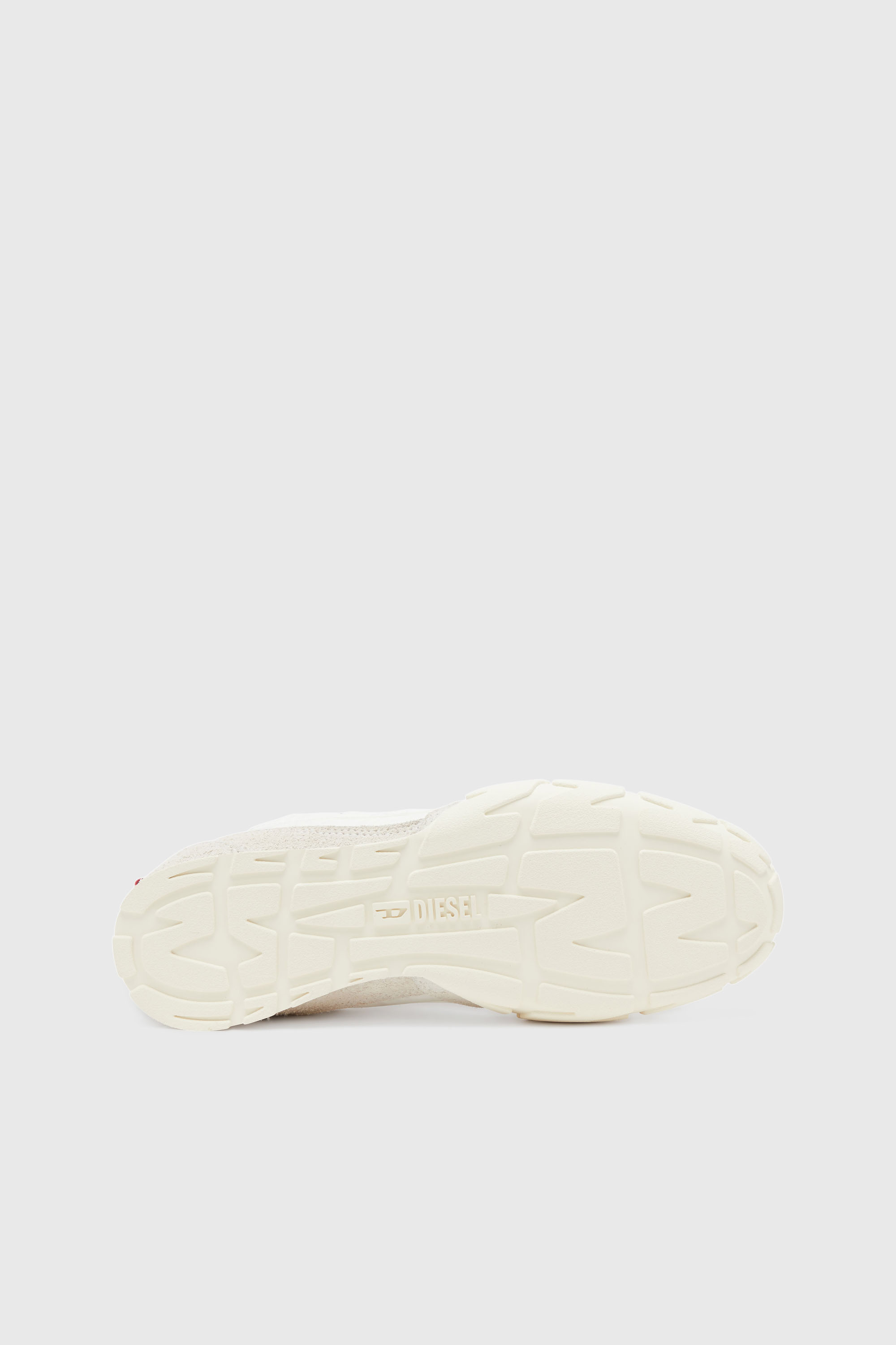 Diesel - S-PAGODHA LOW, Man's S-Pagodha-Sneakers in leather, suede and ripstop in White/Red - 5