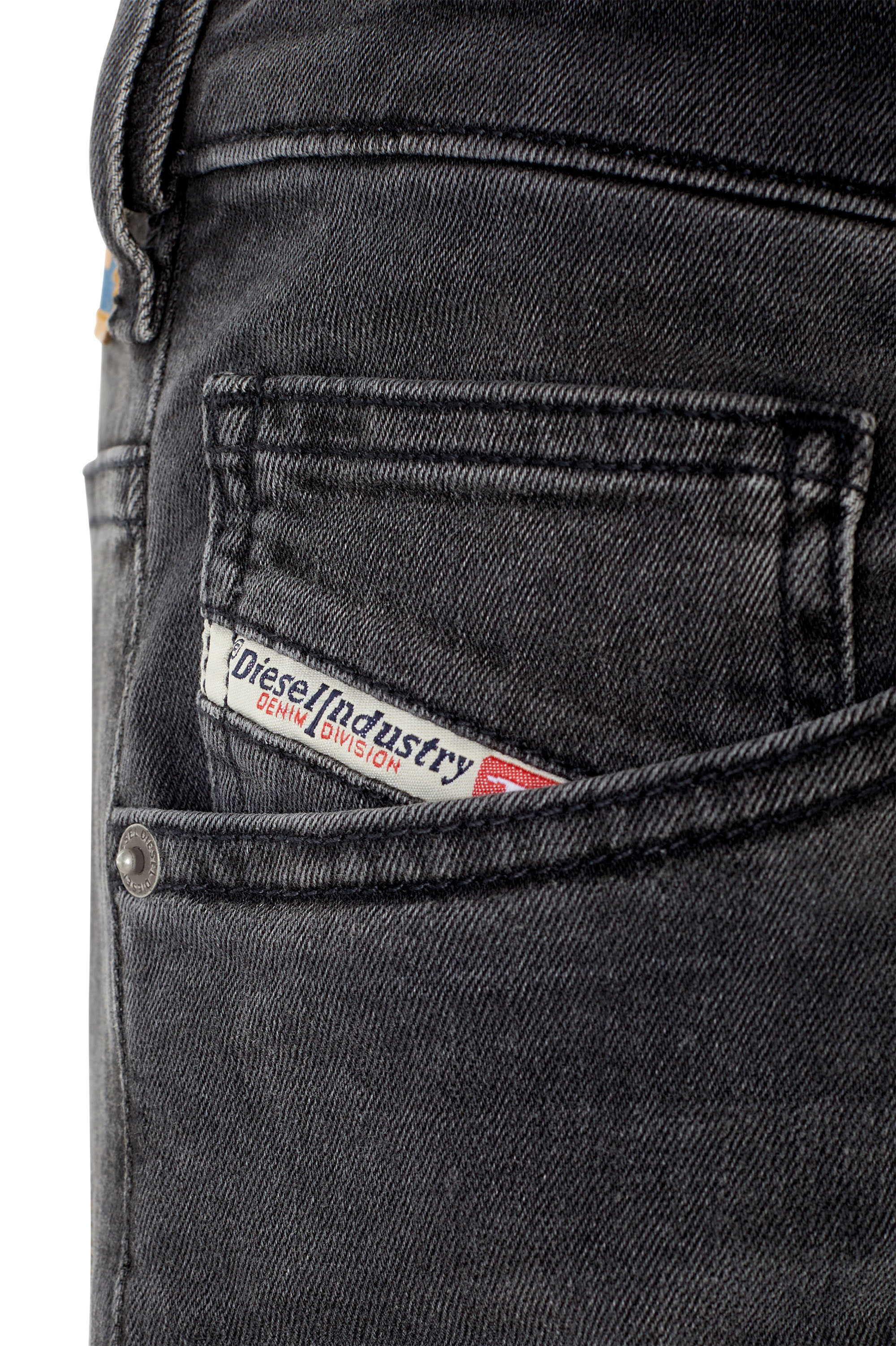 Diesel - D-Yennox 0IHAV Tapered Jeans, Black/Dark grey - Image 3