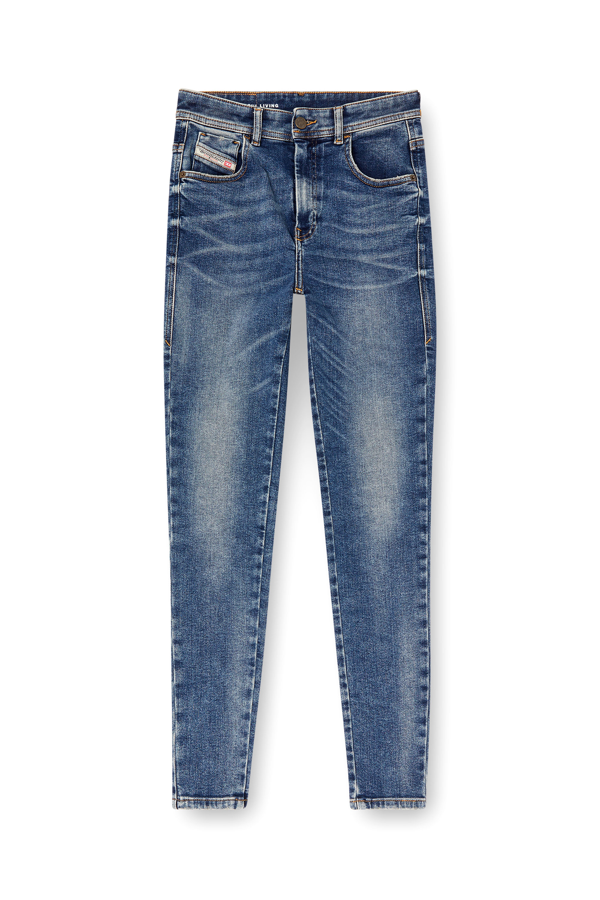 Diesel - Woman's Skinny Jeans 1984 Slandy-High 007Y9, Medium blue - 3