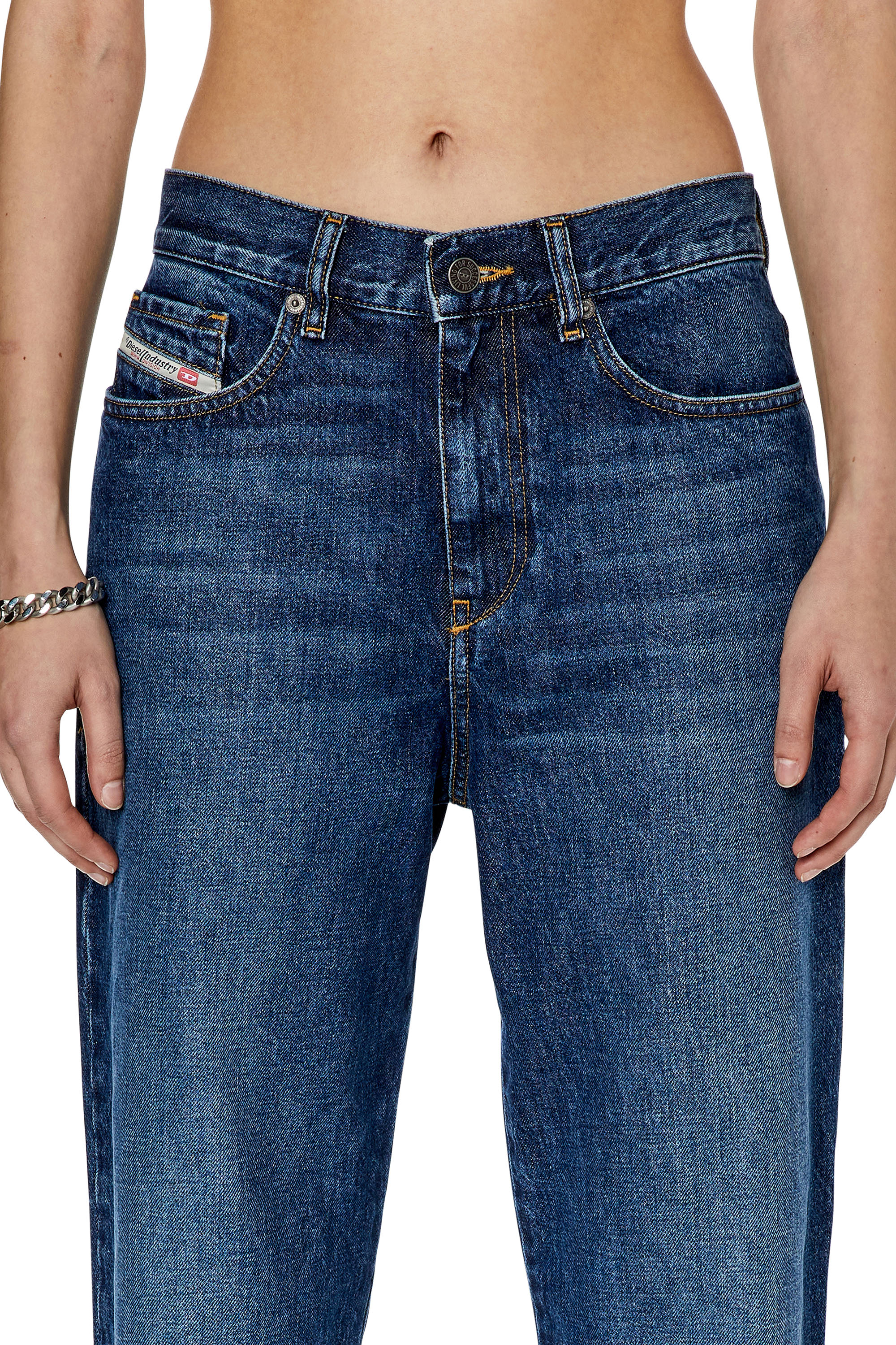 Diesel - Boyfriend Jeans 2016 D-Air 09F35, Medium blue - Image 3