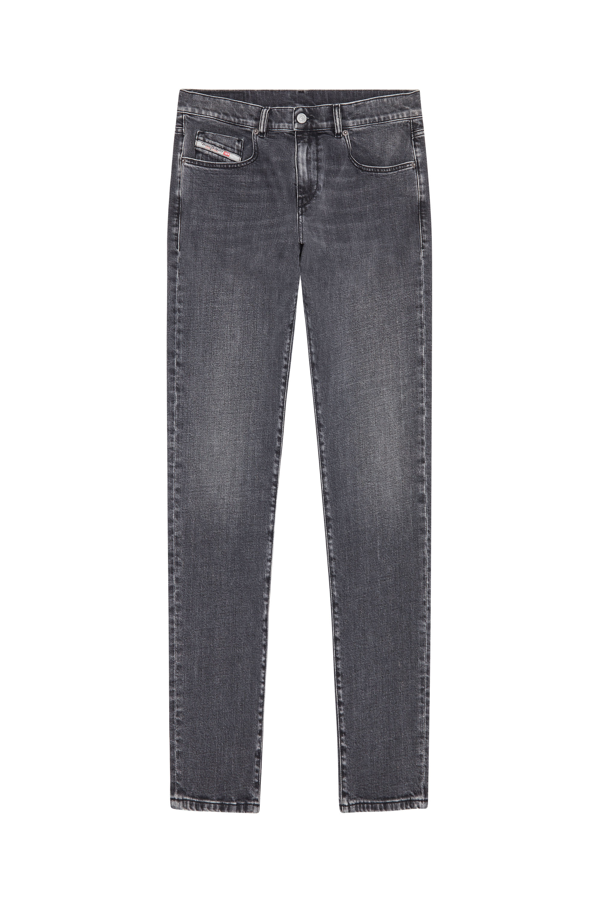 2019 D-Strukt 09C47 Slim Jeans, Black/Dark grey - Jeans