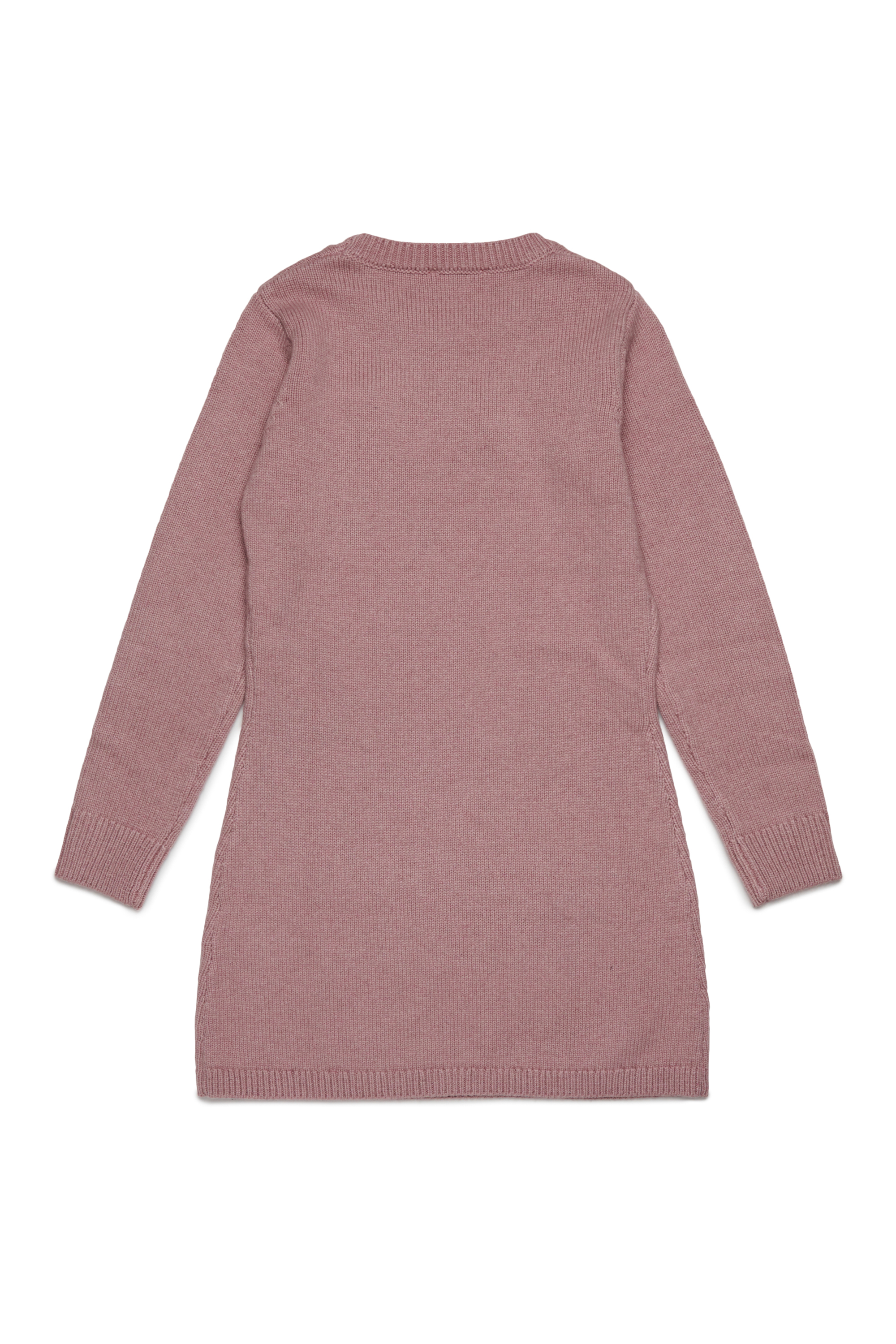 Diesel - DIRMY, Woman's Wool blend dress with embroidered logo in Pink - 2
