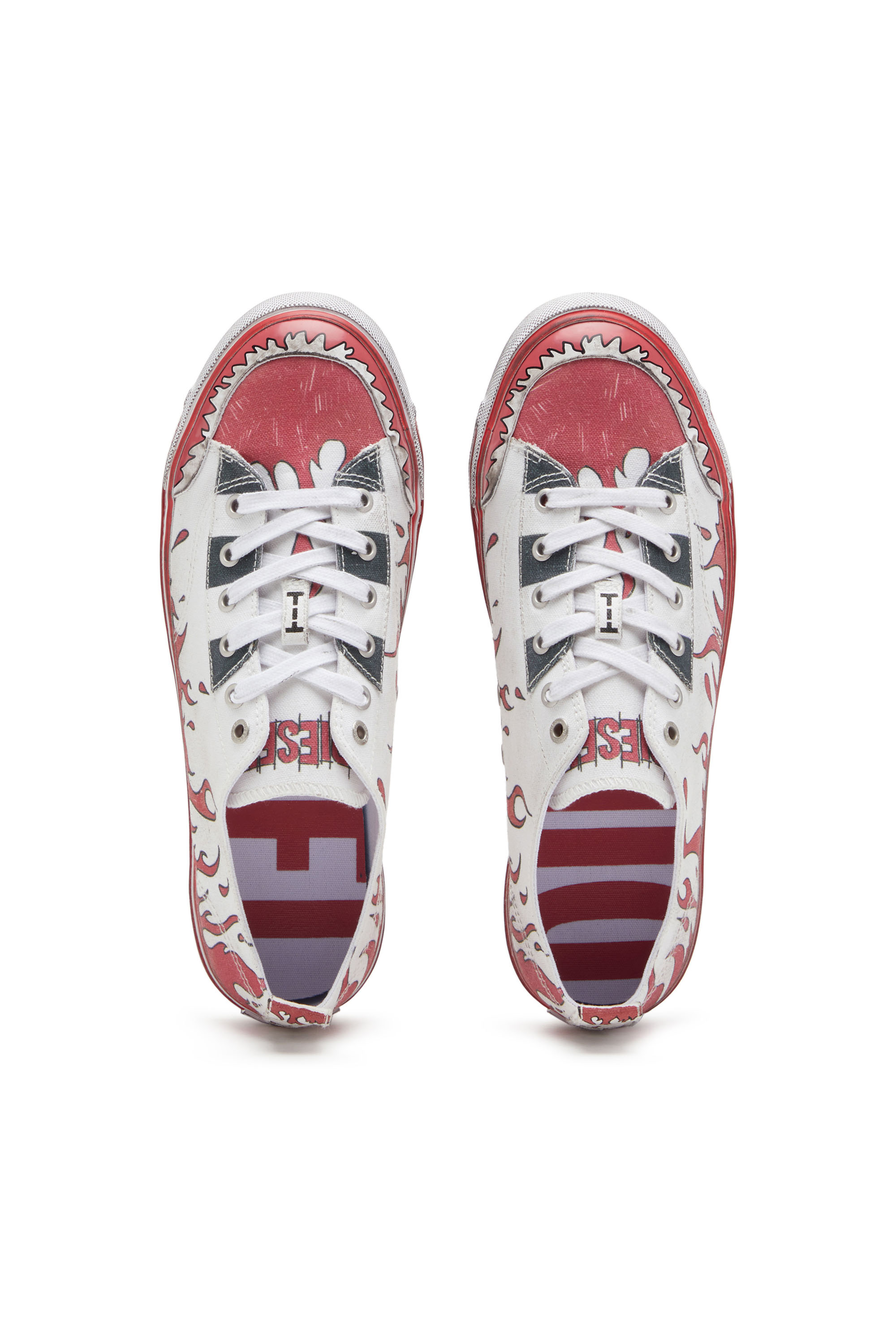 Diesel - S-ATHOS LOW, White/Red - Image 5