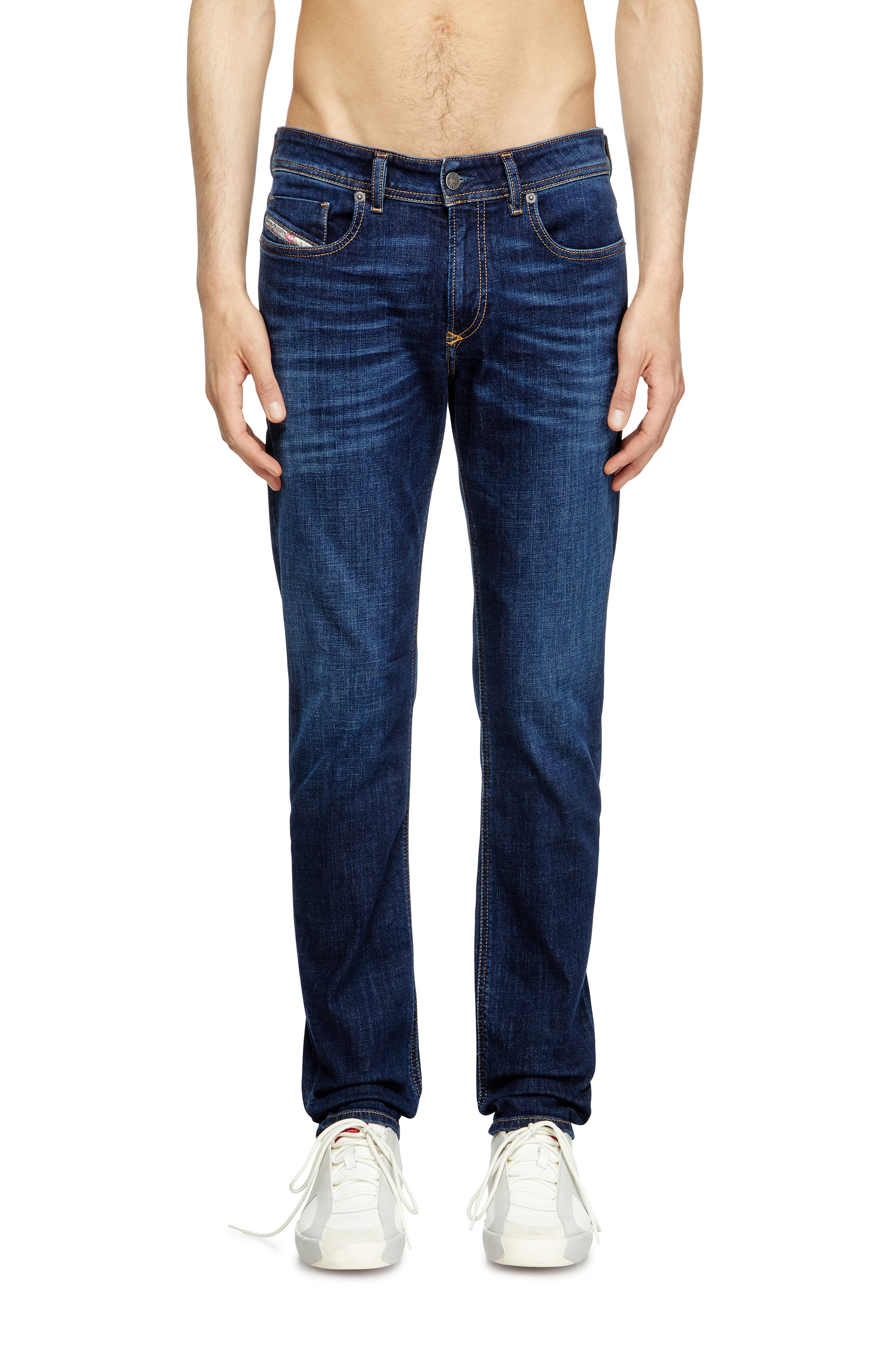 Diesel - Man's Skinny Jeans 1979 Sleenker 09J17, Dark Blue - 3