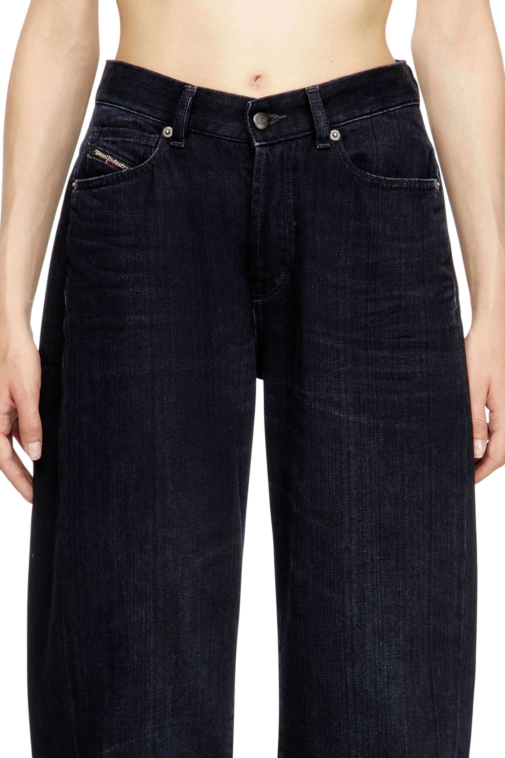Relaxed Jeans 1974 D-Ellz 09L54, Dark Blue Diesel - Woman's Relaxed Jeans 1974 D-Ellz 09L54, Dark Blue - 5