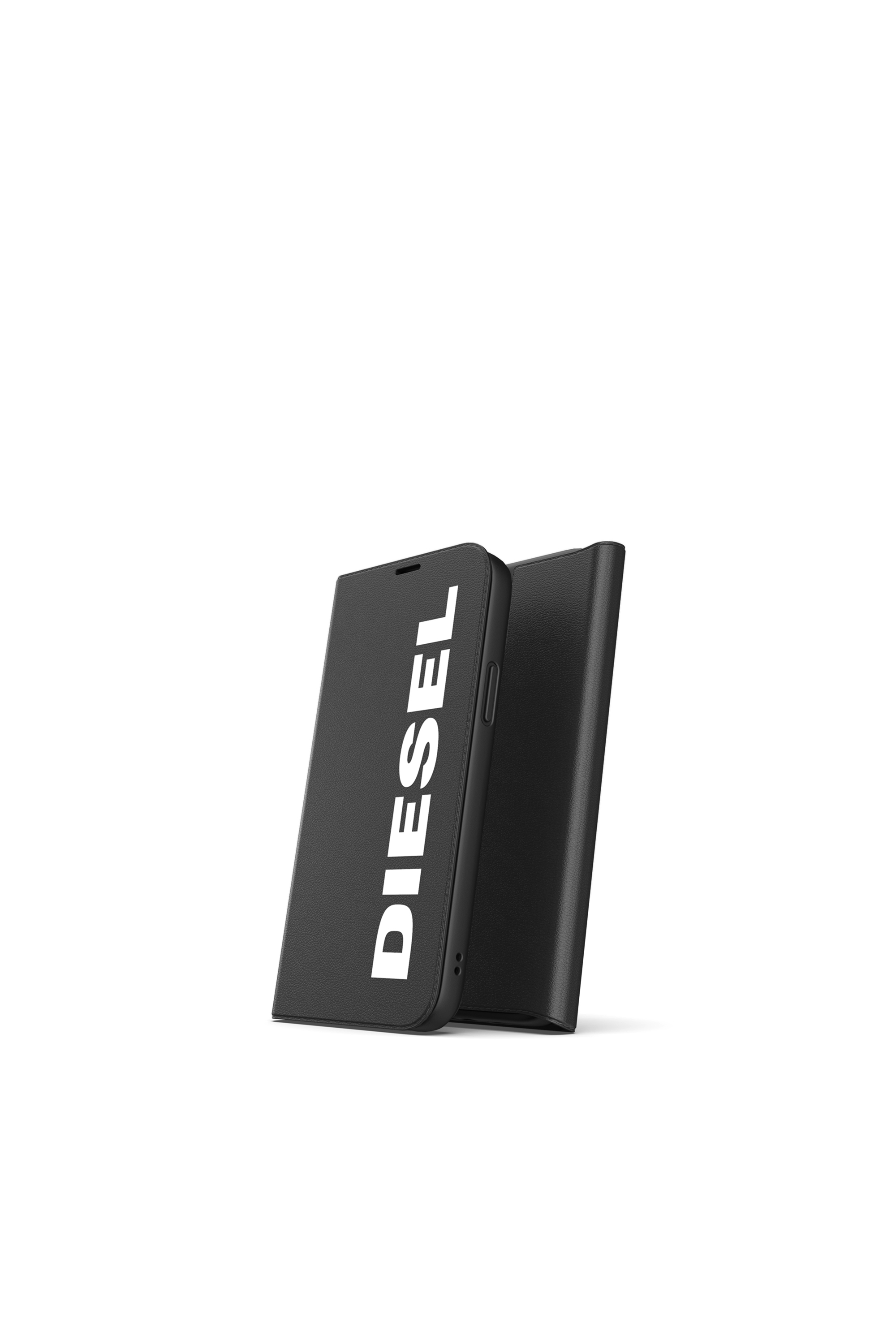 Diesel - 42486 BOOKLET CASE, Unisex's Booklet Case Core for iPhone 12/12 Pro in Black - 3