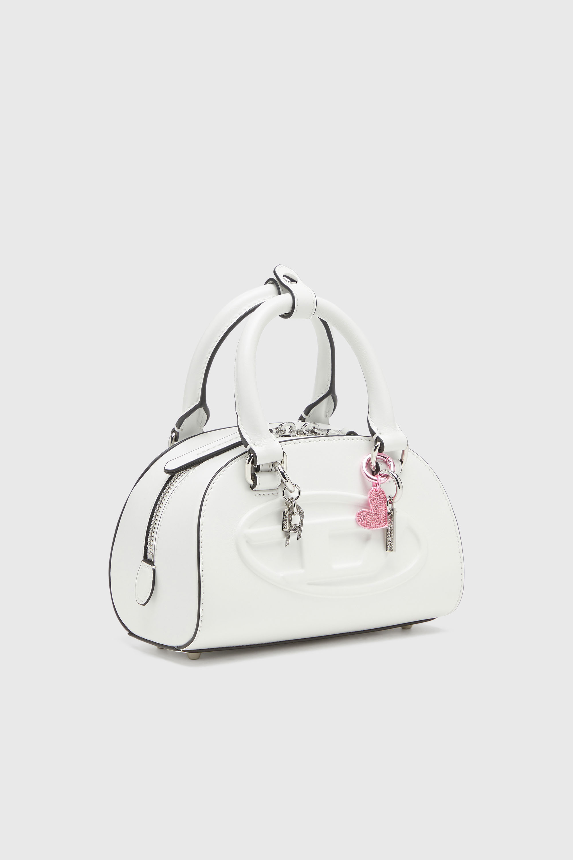 Diesel - CHARM-I, Unisex's Charm with rhinestone pendant in Silver - 3