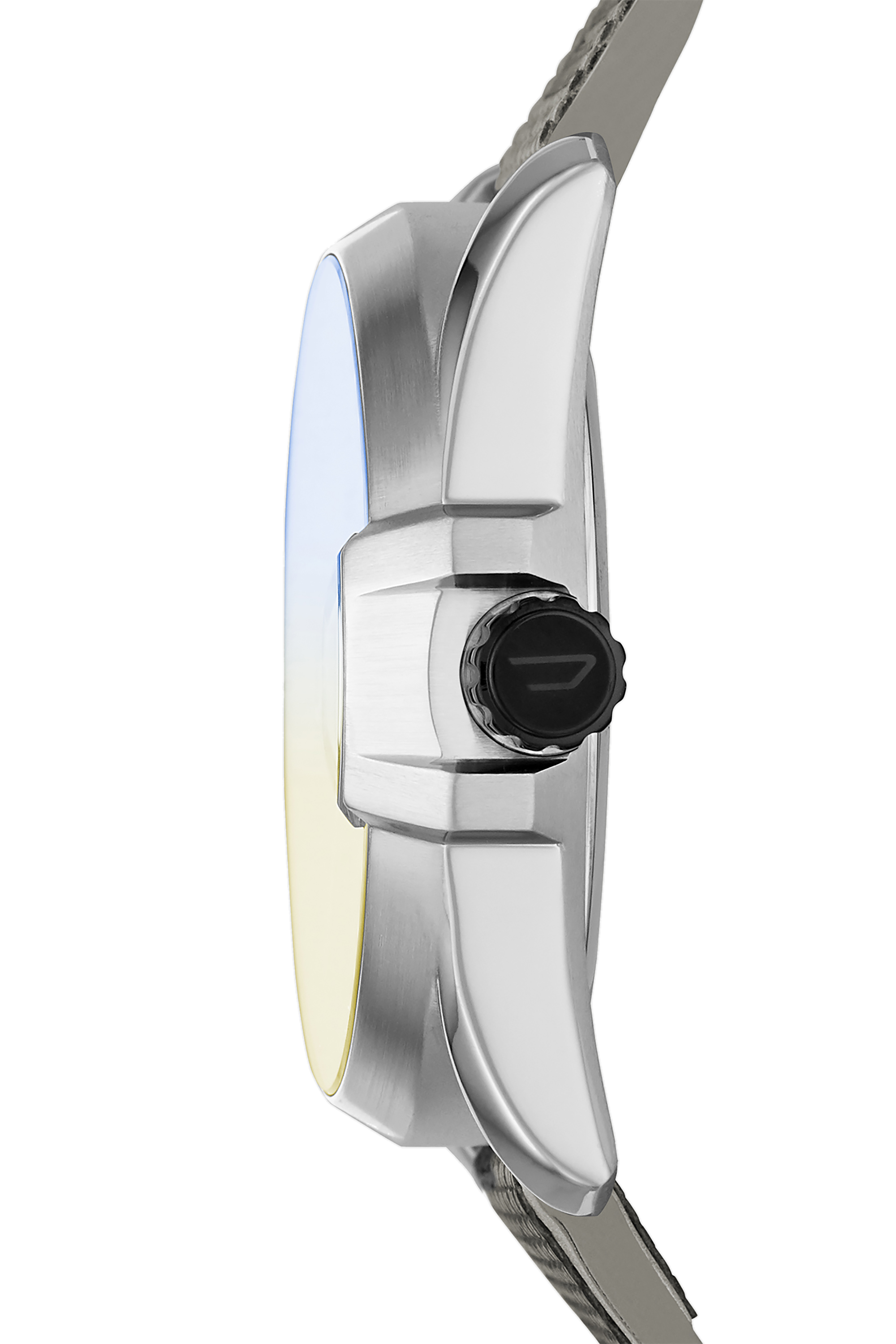 Diesel - DZ1902, Man's MS9 three-hand black nylon watch in Grey - 3