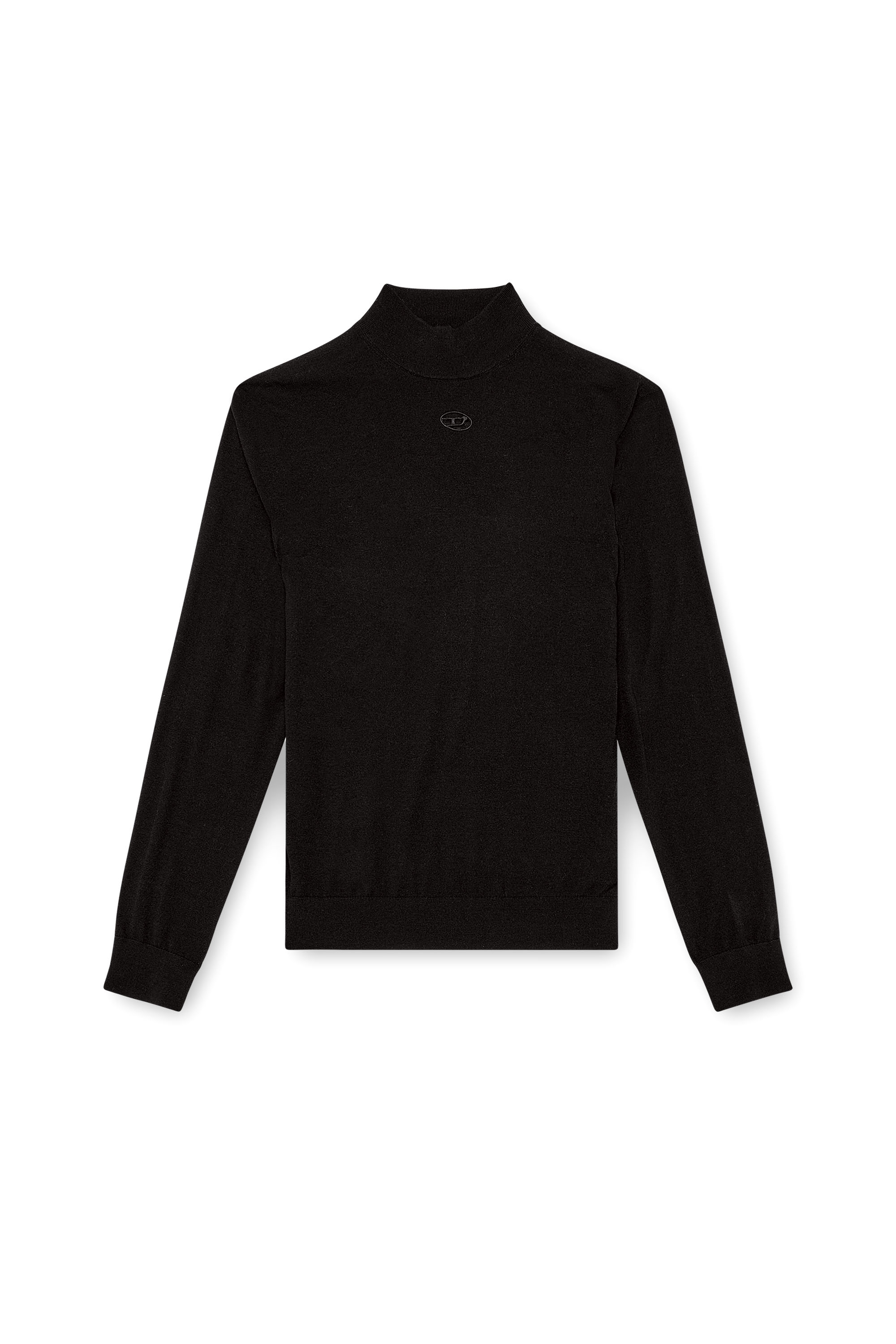 K-GIL, Black Diesel - K-GIL, Man's Wool turtleneck jumper in Black - 2