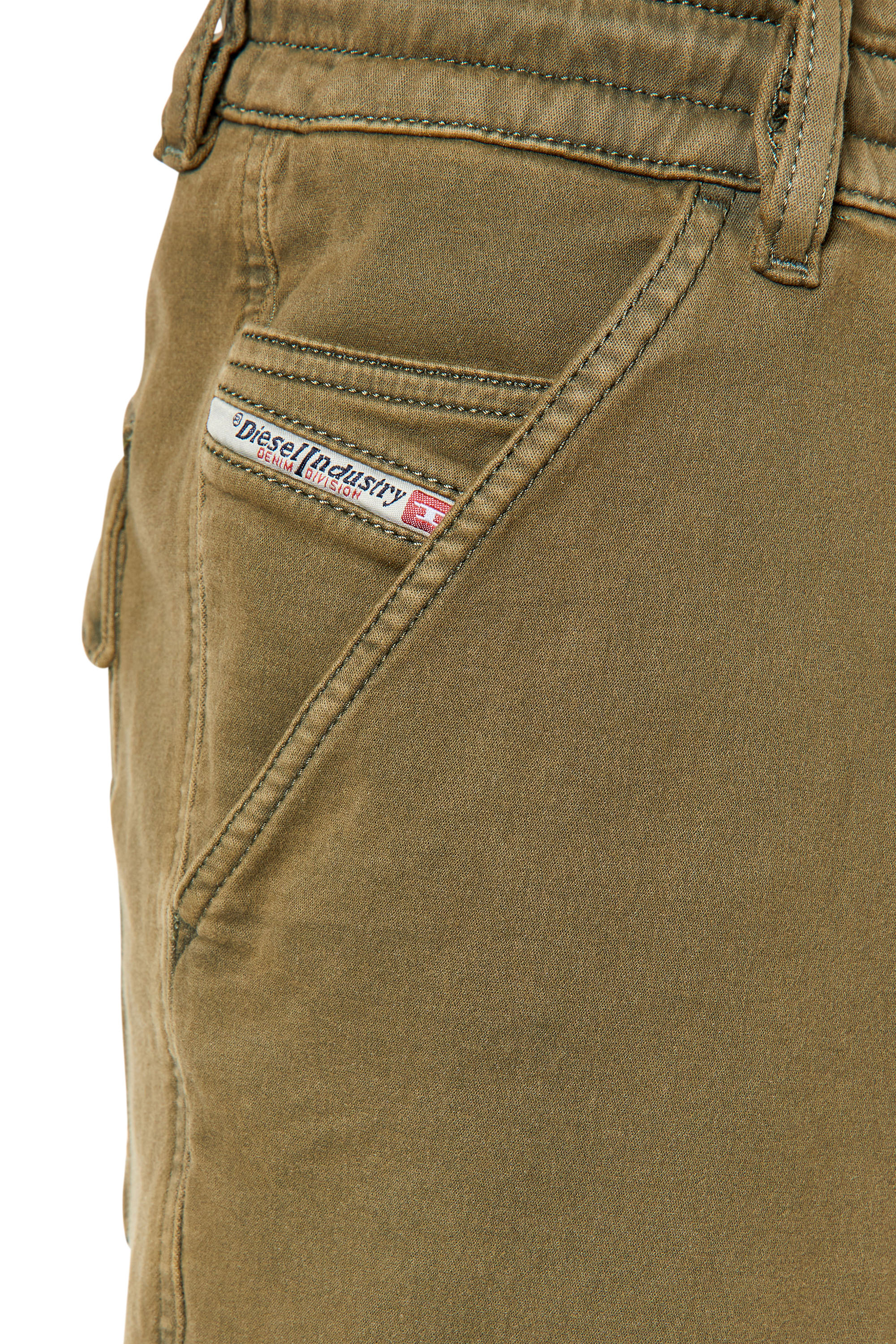 Diesel - Tapered 2030 D-Krooley Joggjeans® 068DY, Military Green - Image 4