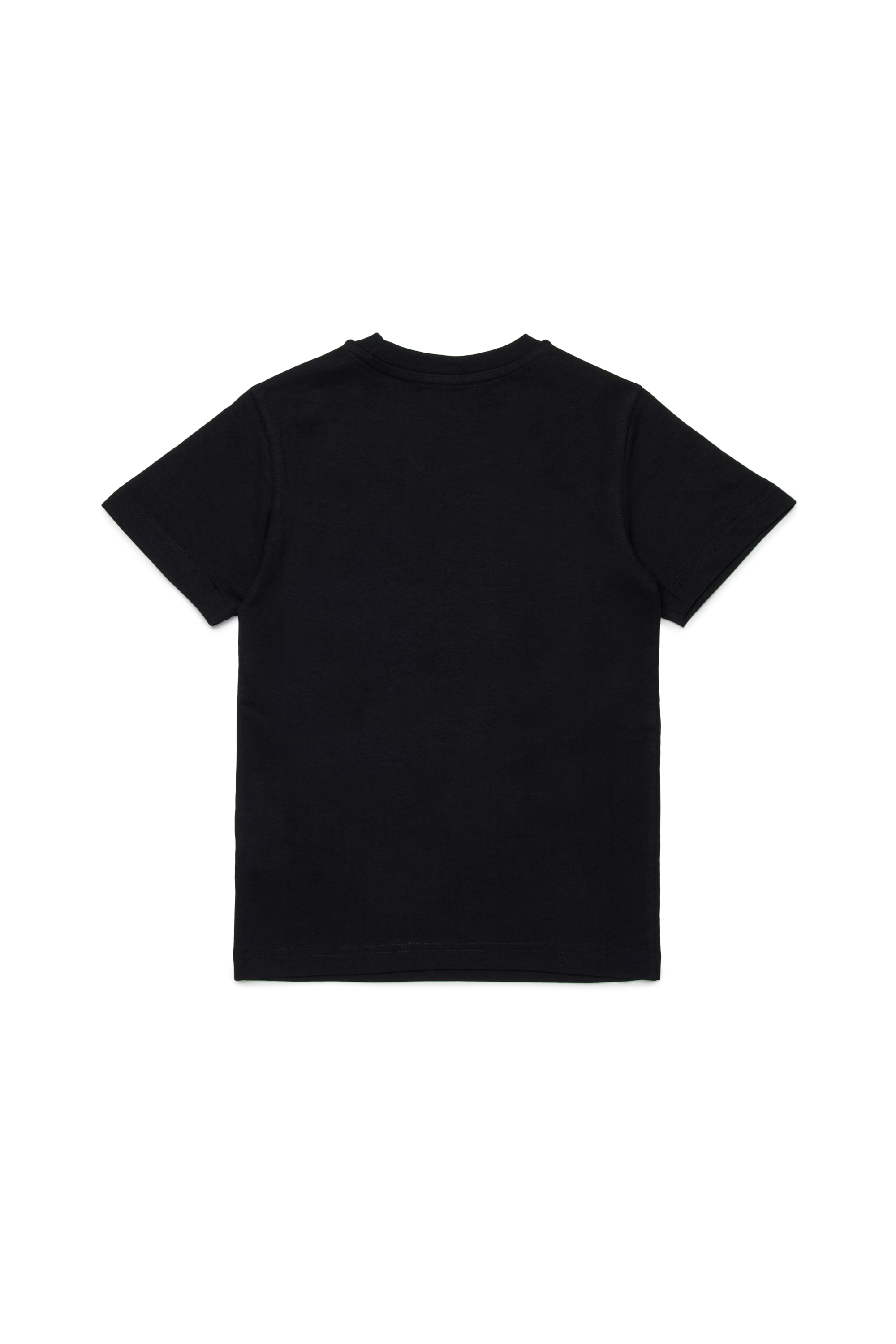 Diesel - TDIEGORL13, Man's Cotton t-shirt with embroidered logo in Black - 2