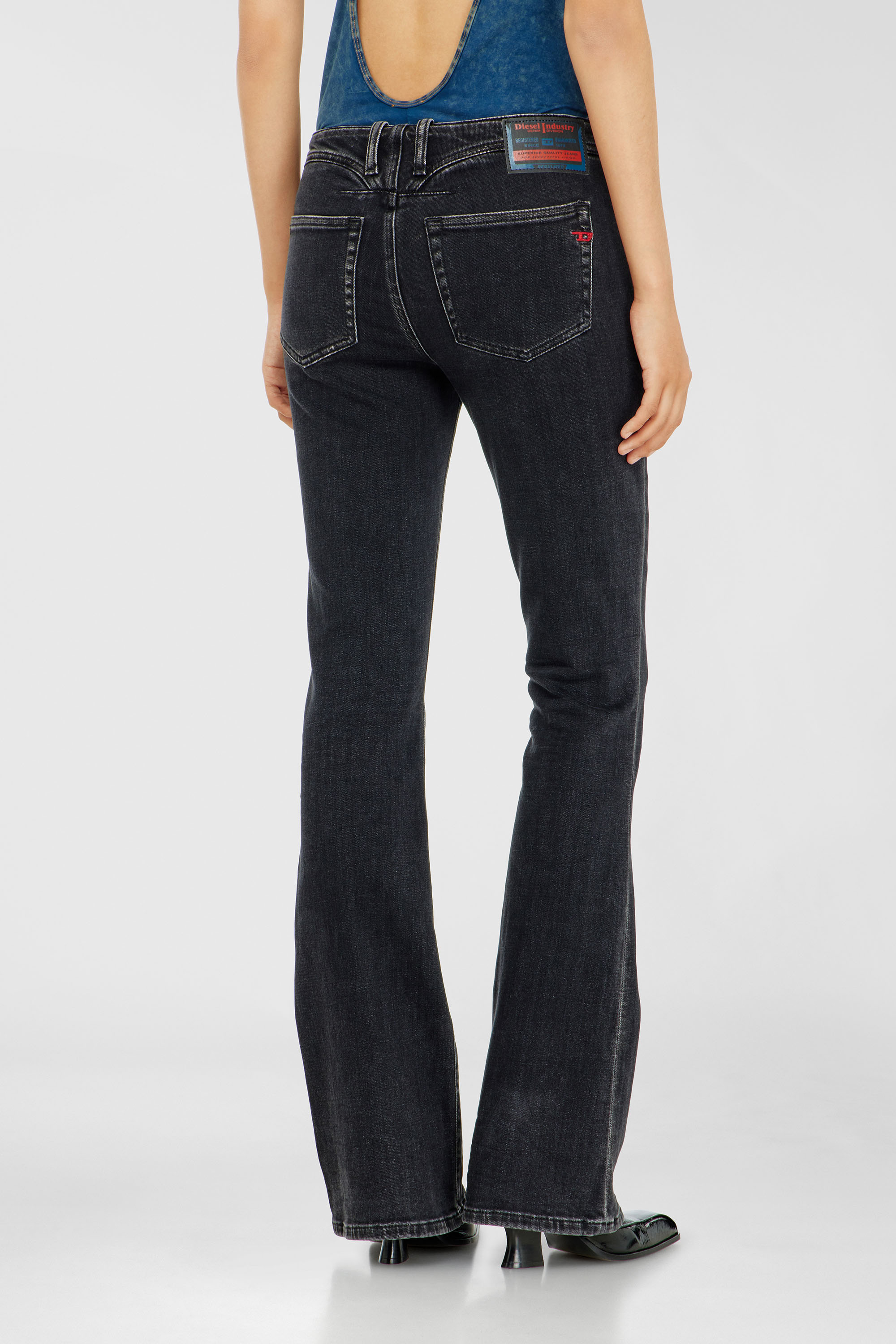 Diesel - Woman's Bootcut Jeans 1969 D-Ebbey 09P75, Black/Dark grey - 5