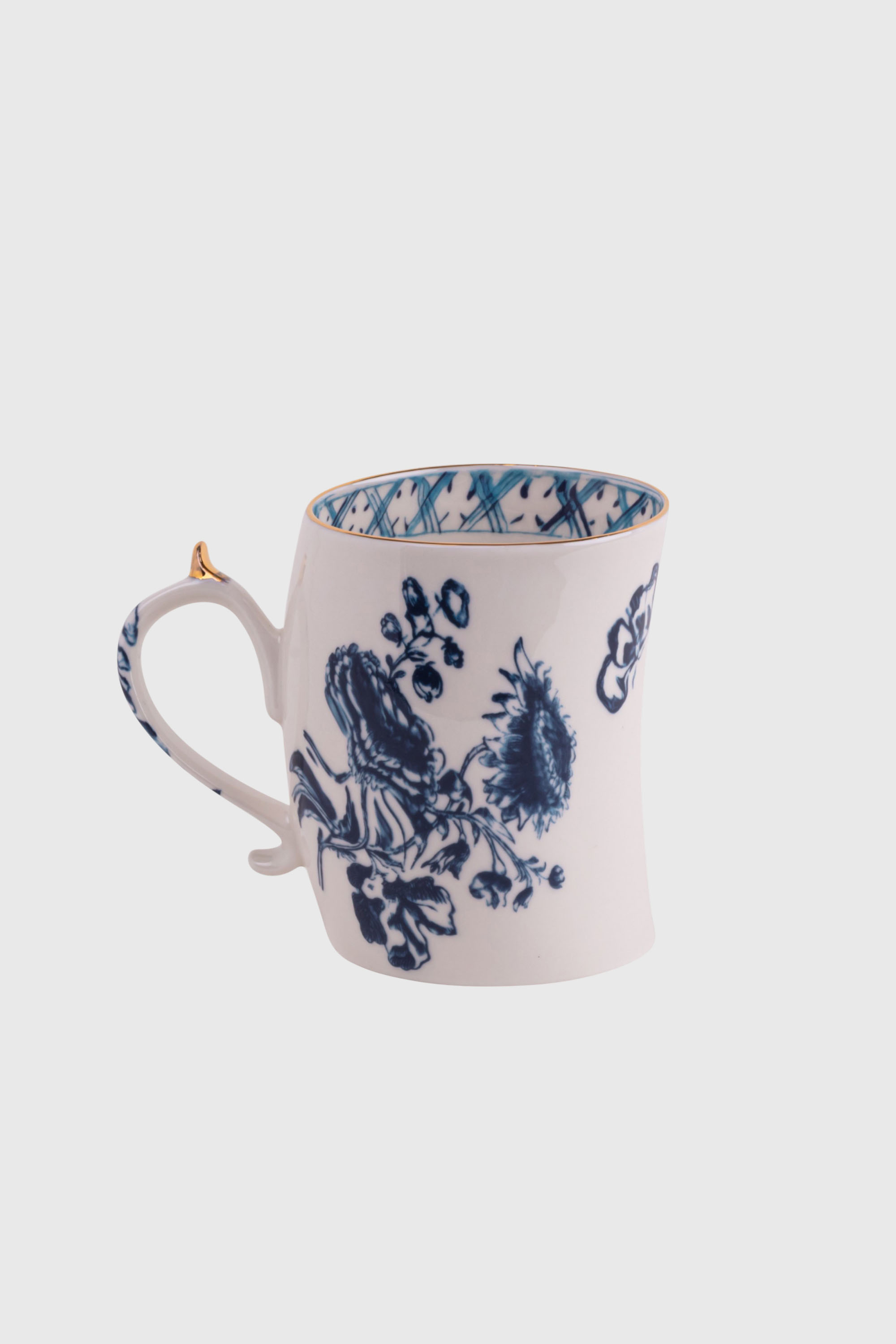 Diesel - 11256 PORCELAIN MUG "CLASSIC ON ACID" -, Unisex's Porcelain mug in White/Blue - 4