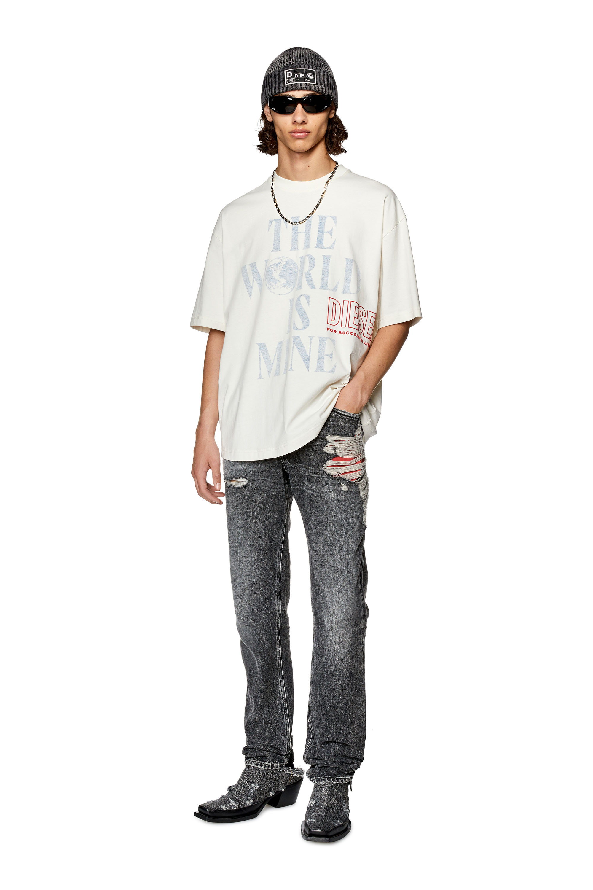 Diesel - T-WASH-L7, White - Image 2