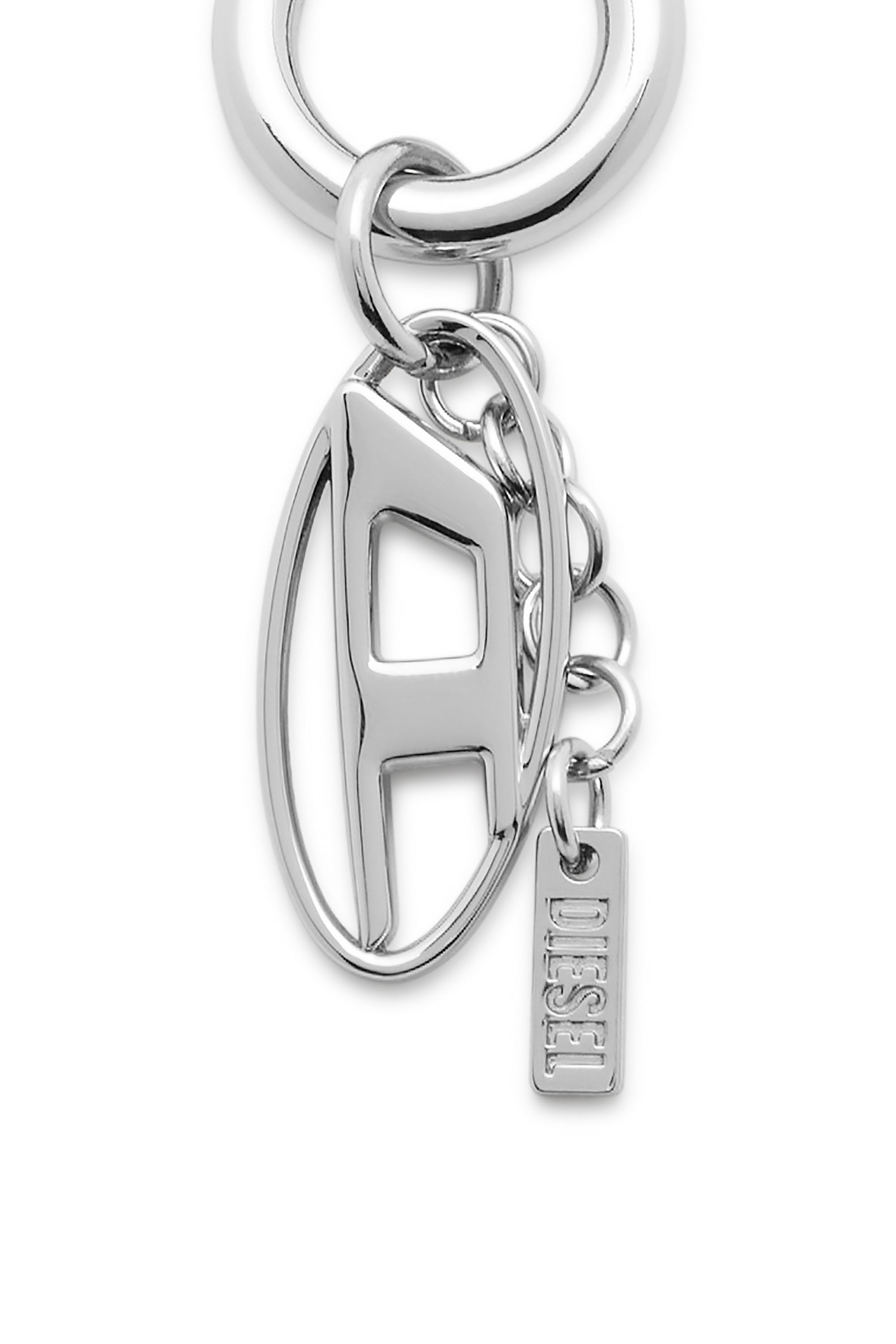 Diesel - CHARM-OVAL D, Unisex's Charm with Oval D charm in Silver - 2