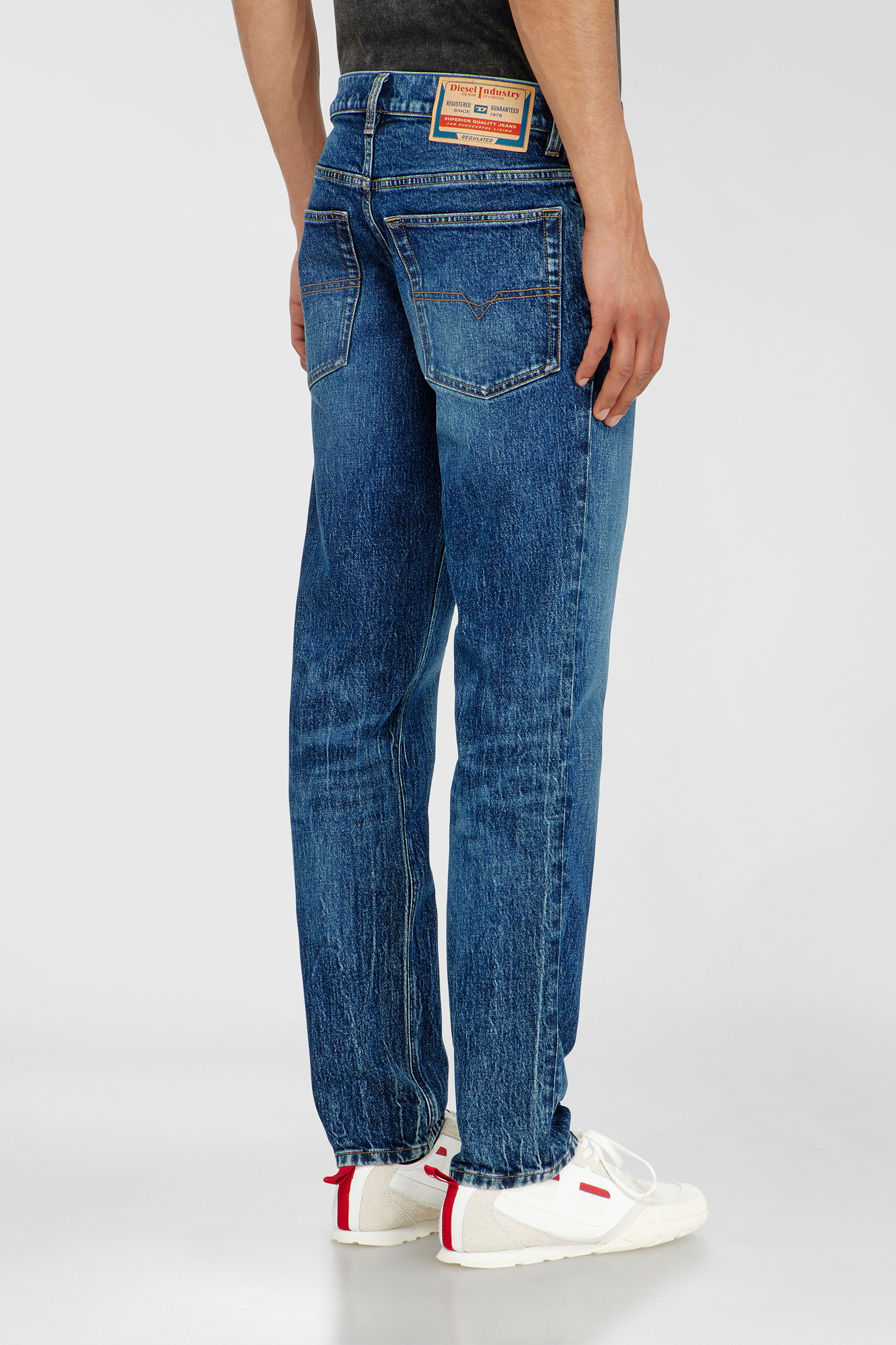 Diesel - Man's Regular Jeans 2023 D-Finitive 0KBBQ, Dark Blue - 5