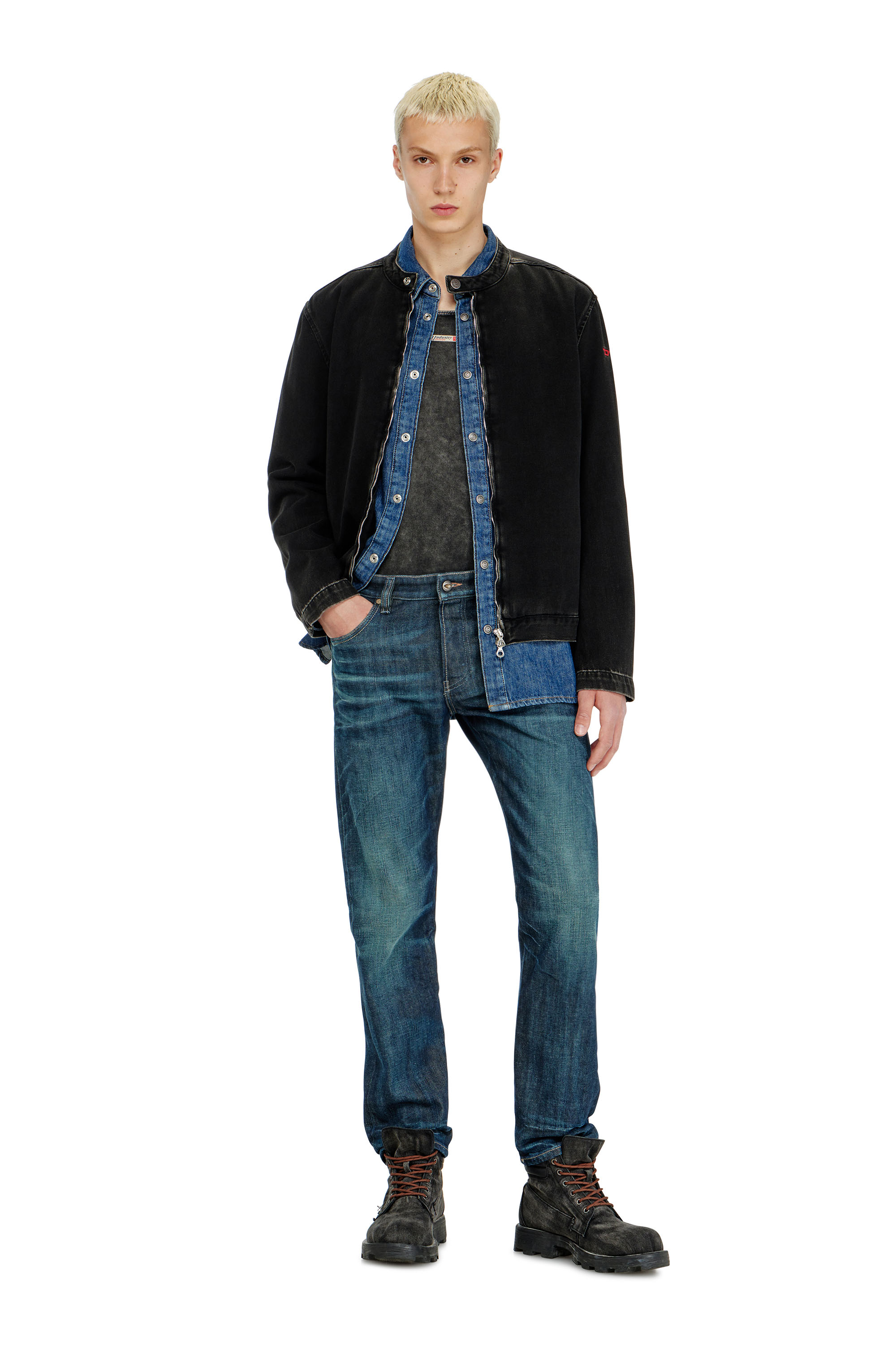 Diesel - Man's Slim Jeans 1993 D-Vyl 09Q04, Dark Blue - 1