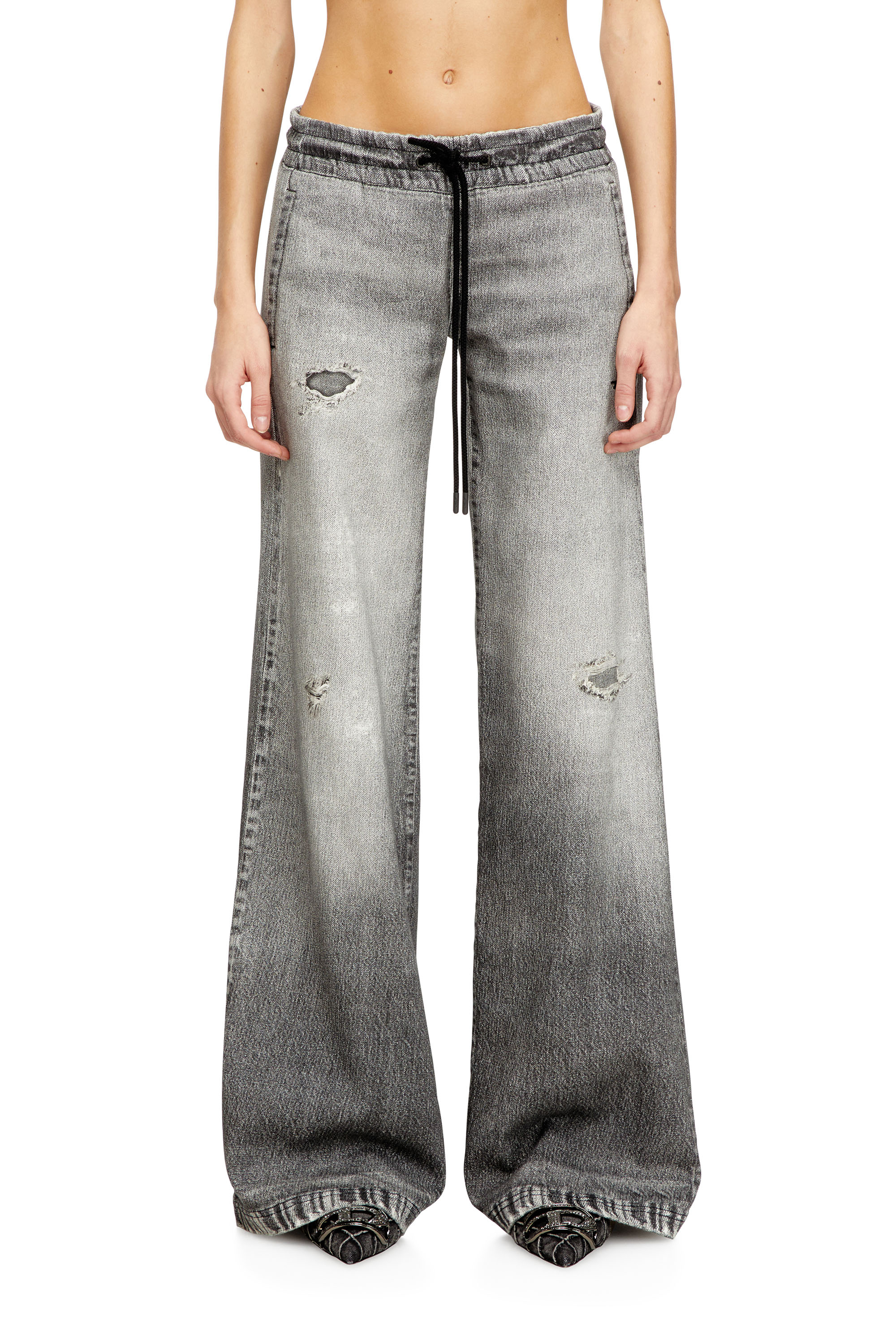 Diesel - Woman's Relaxed 2078 D-Ainty Joggjeans&reg; 068US, Grey - 3