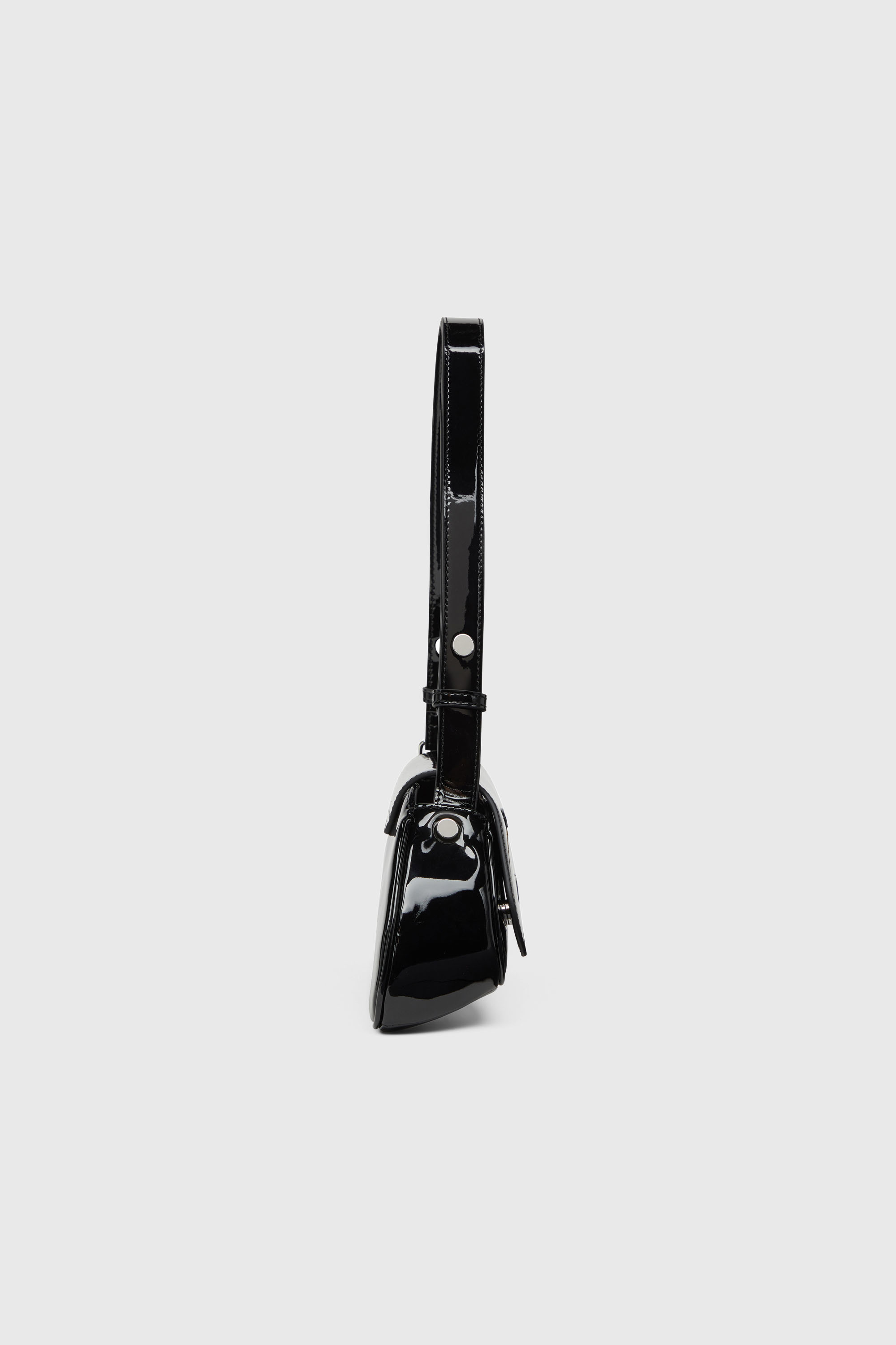 Diesel - PLAY CROSSBODY, Woman's Play-Glossy crossbody bag in Black - 5