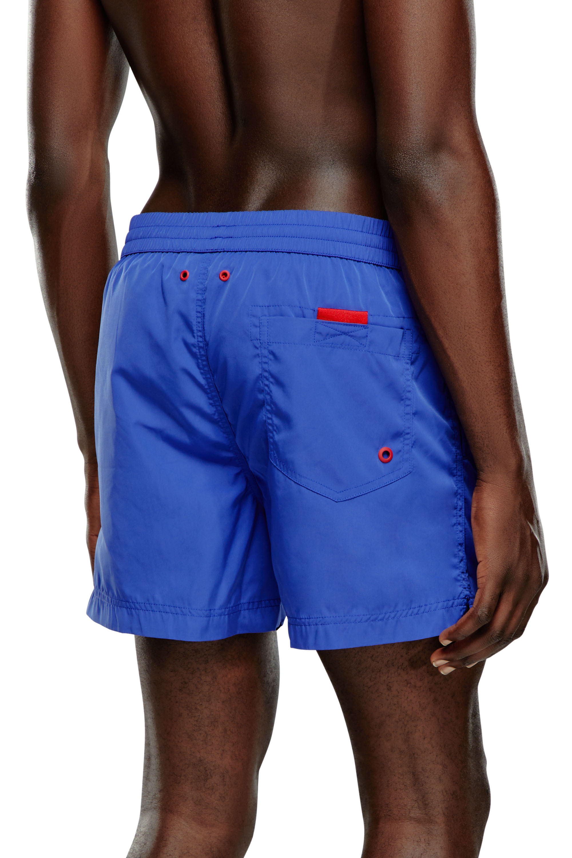 Diesel - BMBX-KEN-37, Man Mid-length swim shorts with tonal logo in Blue - Image 3
