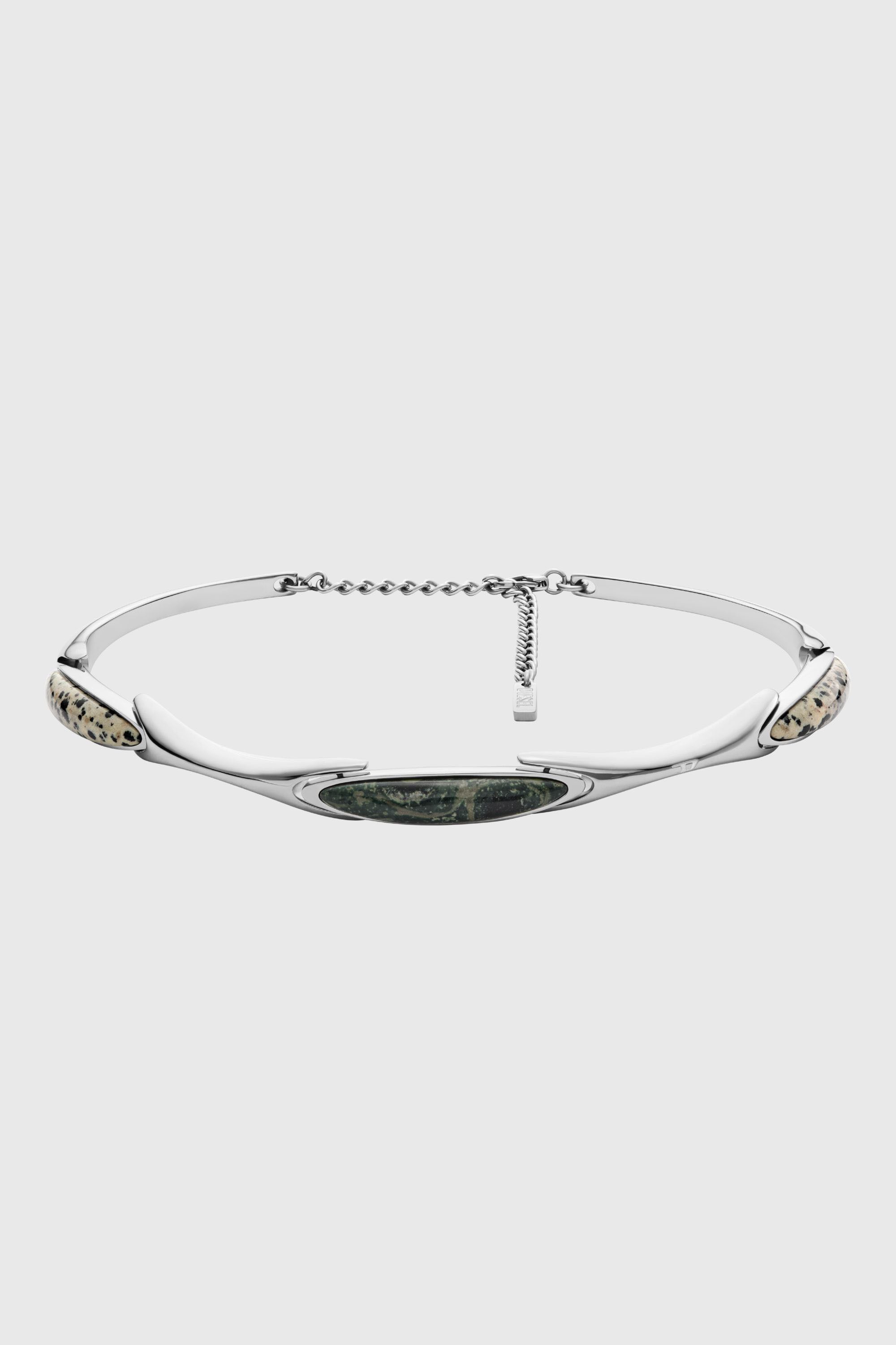 Diesel - DX167740 JEWELLERY, Unisex's Stainless Steel Choker Necklace in Silver - 2
